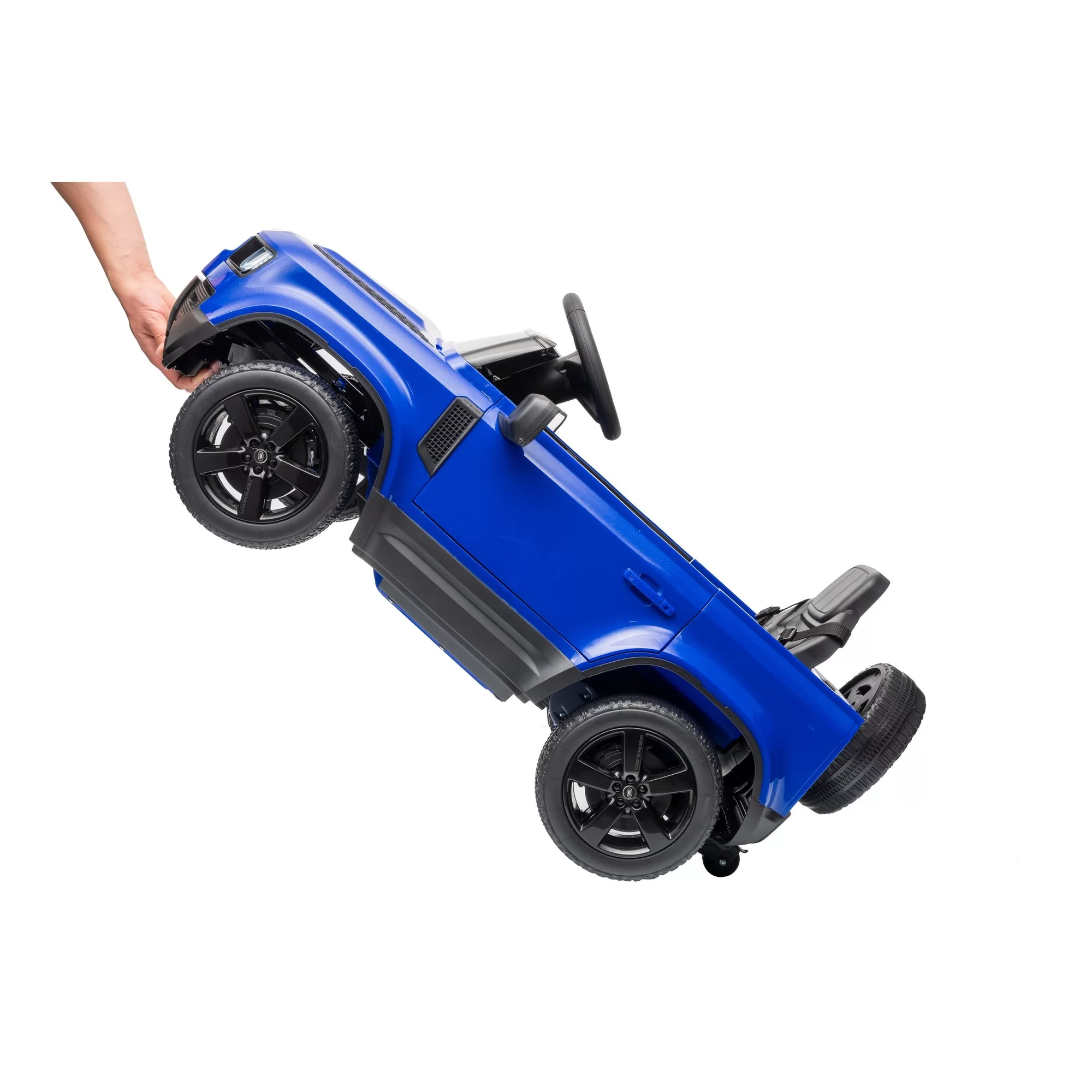 Official Licensed Land Rover Defender Kids Ride-On Car 6V/12V Compact Single Seat with Four-Wheel Suspension & 2.4G Remote Control