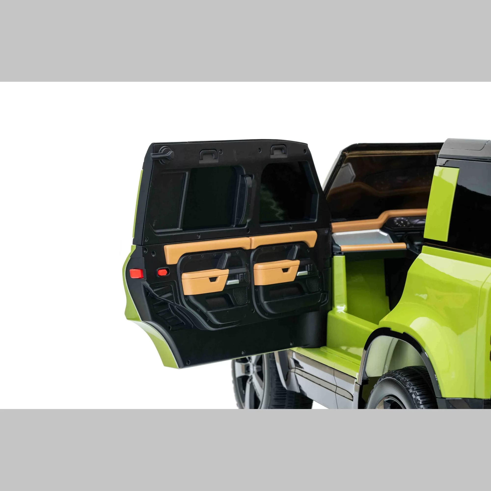 Official Licensed Land Rover Defender Kids Ride-On Car 12V/24V with 4 Motors, Two Seats & 2.4G Remote Control