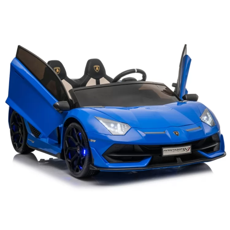 Official Licensed Lamborghini Aventador SVJ Kids Ride-On Car 12V/24V with Drift Function, 2.4G Remote Control, MP3 & Opening Doors