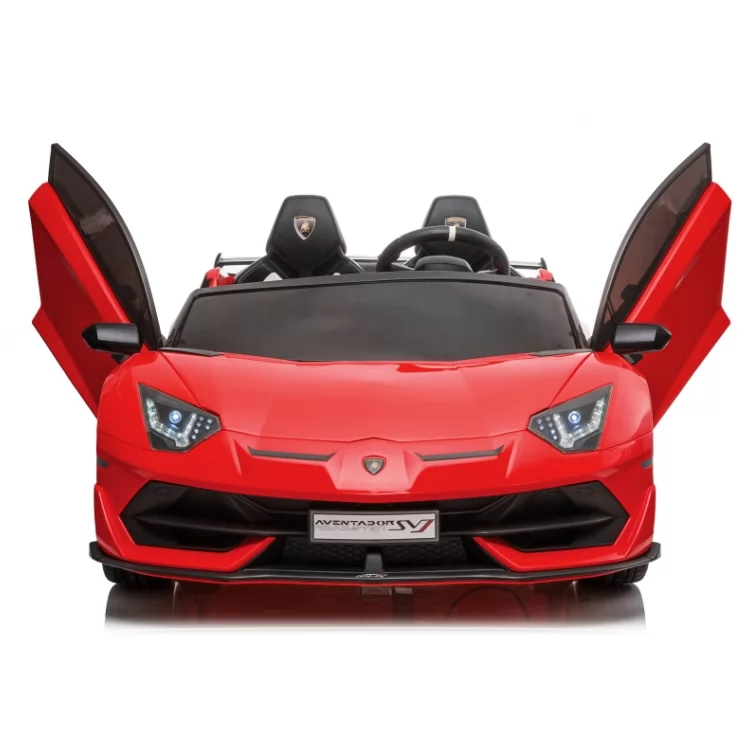 Official Licensed Lamborghini Aventador SVJ Kids Ride-On Car 12V/24V with Drift Function, 2.4G Remote Control, MP3 & Opening Doors