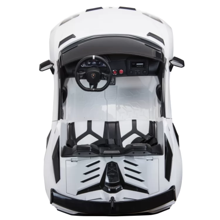 Official Licensed Lamborghini Aventador SVJ Kids Ride-On Car 12V/24V with Drift Function, 2.4G Remote Control, MP3 & Opening Doors