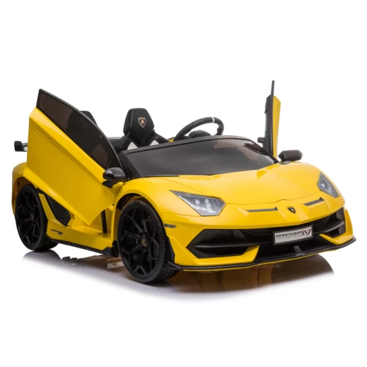 Official Licensed Lamborghini Aventador SVJ Kids Ride-On Car 12V/24V with Drift Function, 2.4G Remote Control, MP3 & Opening Doors