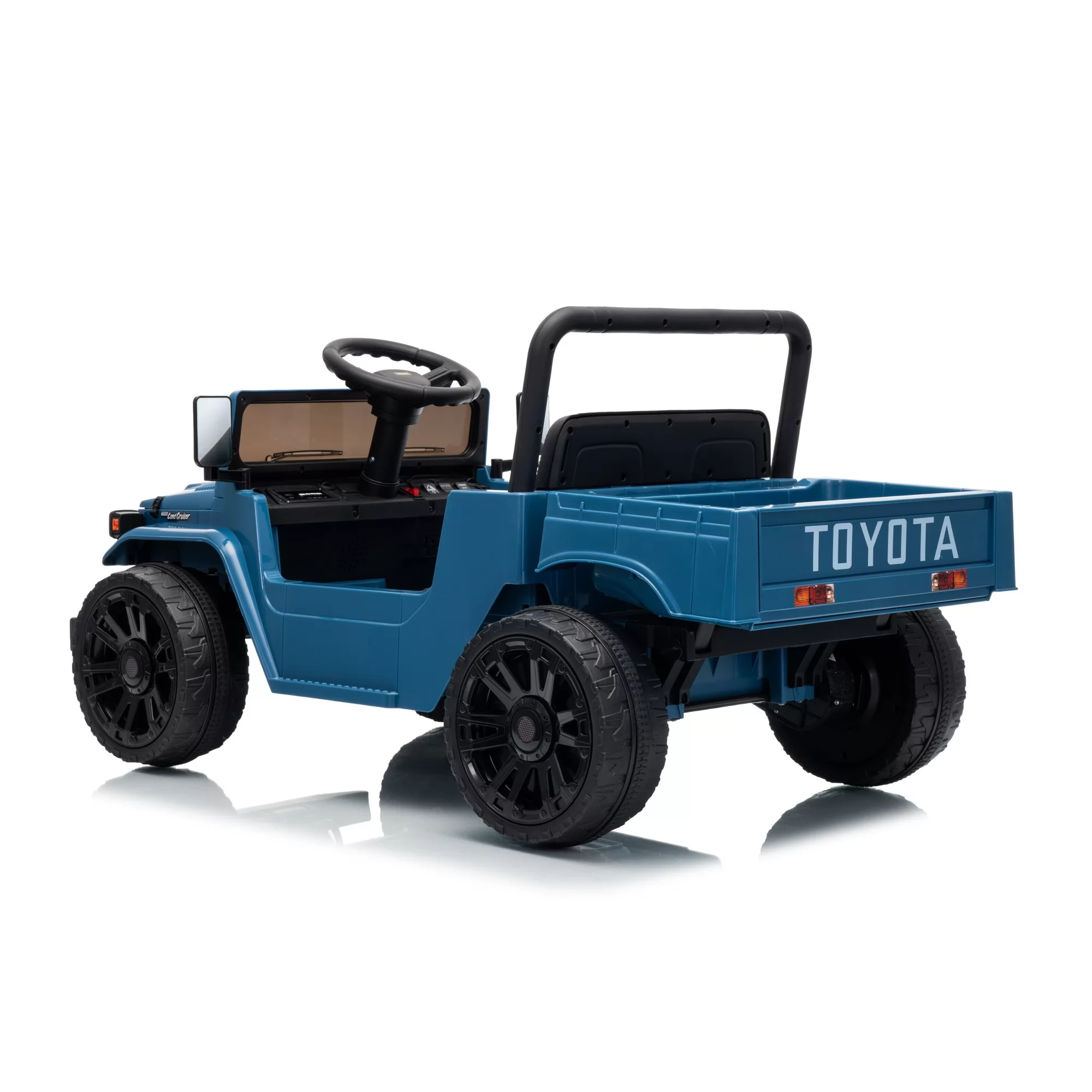 Officially Licensed Toyota Land Cruiser FJ45 Kids Ride-On Truck 12V with Electric Dumping Bed & 2.4G Remote