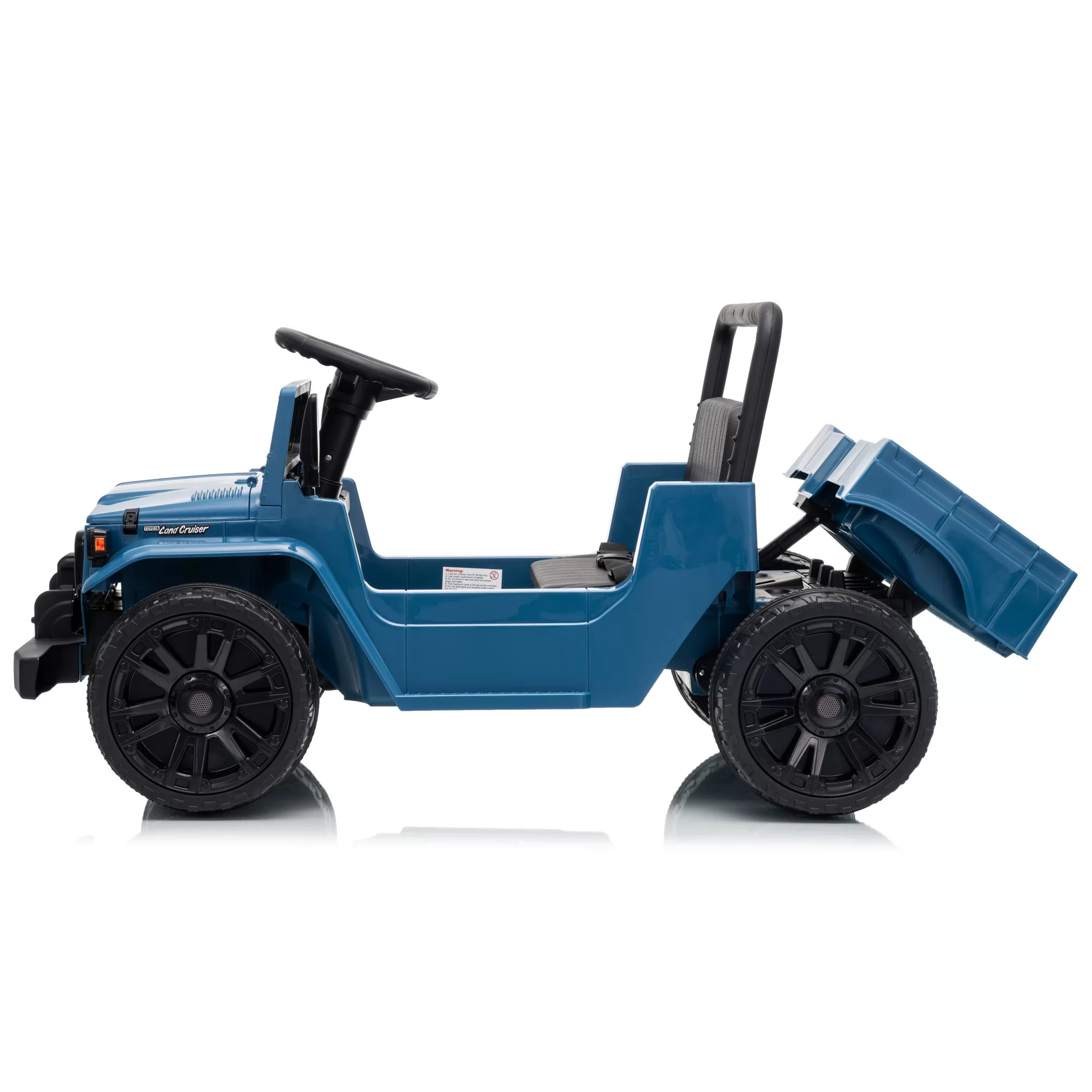 Officially Licensed Toyota Land Cruiser FJ45 Kids Ride-On Truck 12V with Electric Dumping Bed & 2.4G Remote
