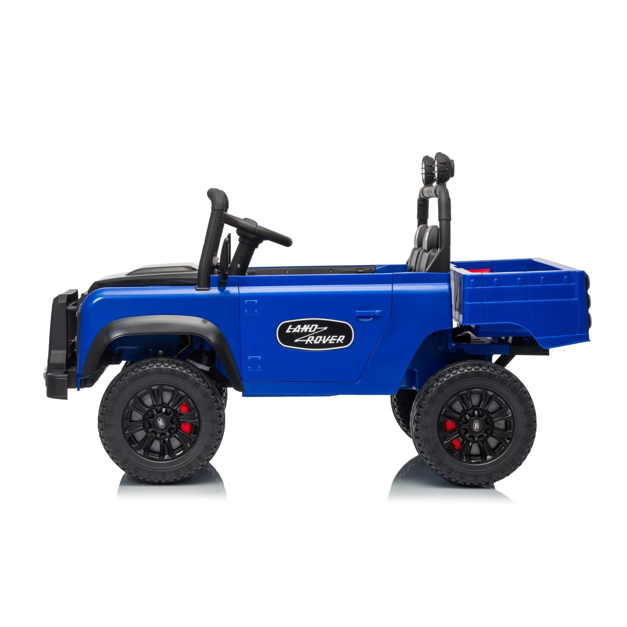 Official Licensed Land Rover Defender Kids Ride-On Car 24V with Electric Dump Bed, Remote Control & Openable Doors