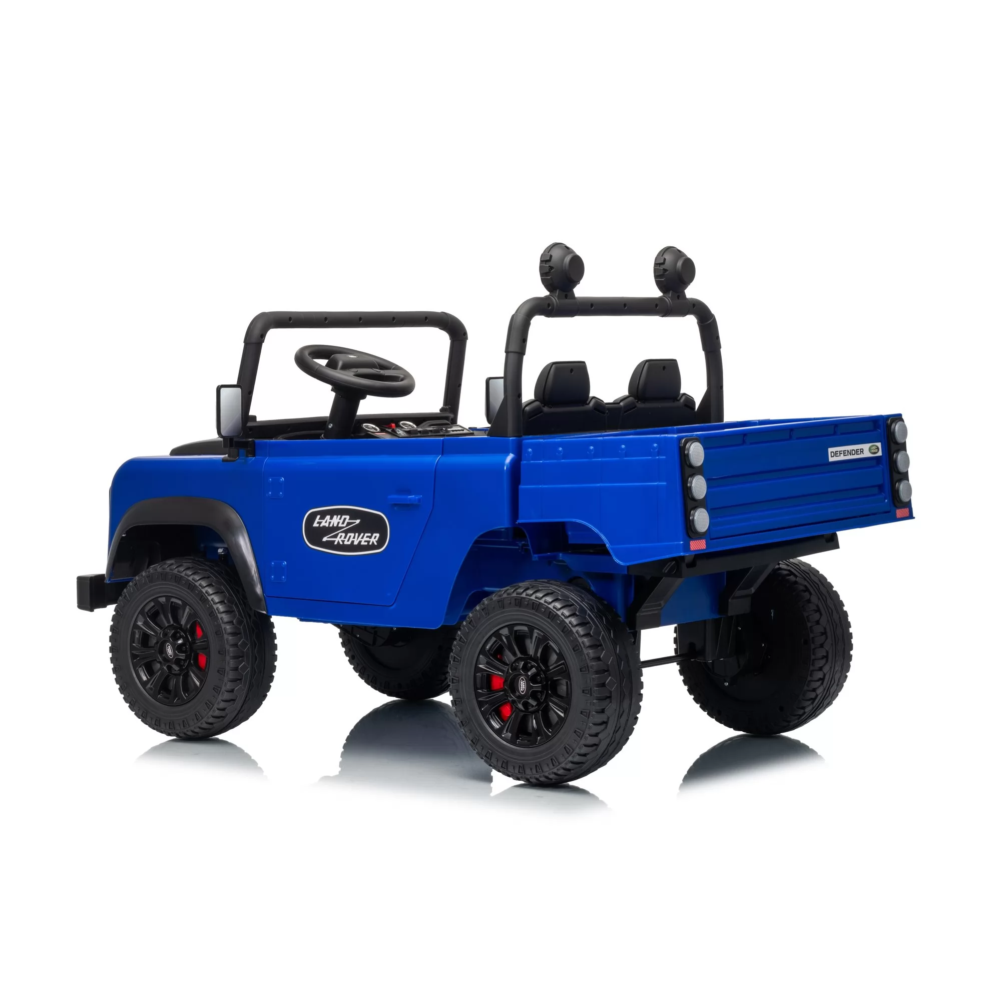 Official Licensed Land Rover Defender Kids Ride-On Car 24V with Electric Dump Bed, Remote Control & Openable Doors