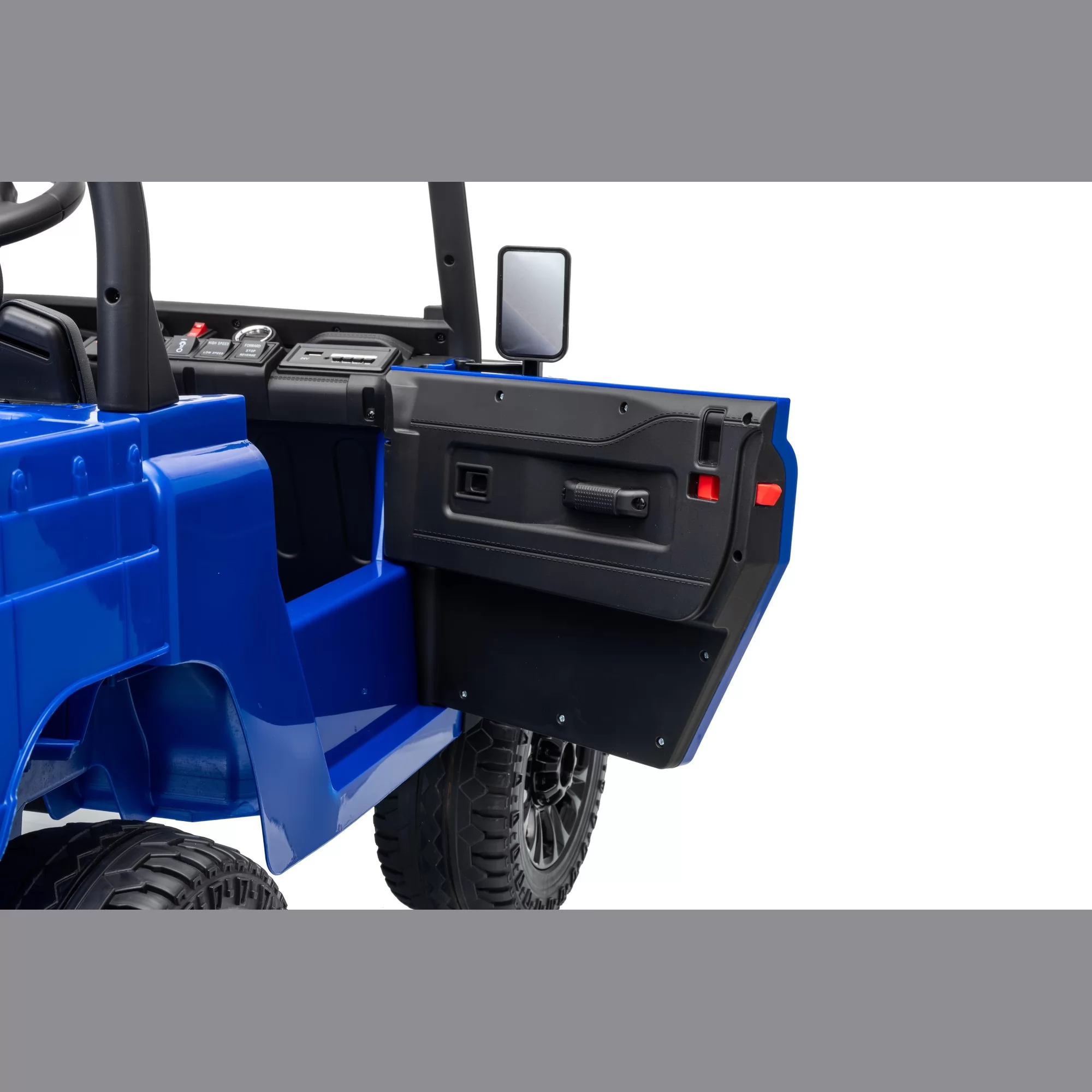 Official Licensed Land Rover Defender Kids Ride-On Car 24V with Electric Dump Bed, Remote Control & Openable Doors