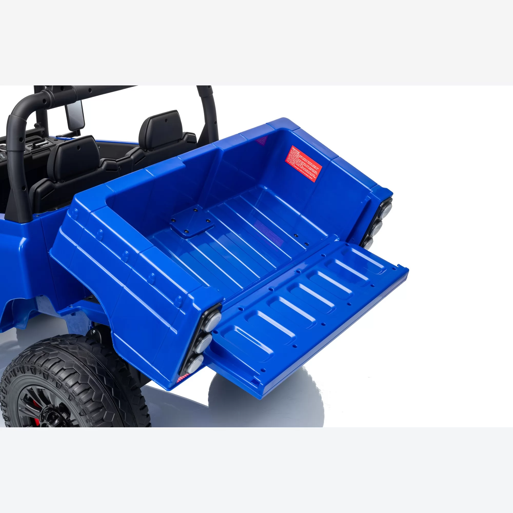 Official Licensed Land Rover Defender Kids Ride-On Car 24V with Electric Dump Bed, Remote Control & Openable Doors