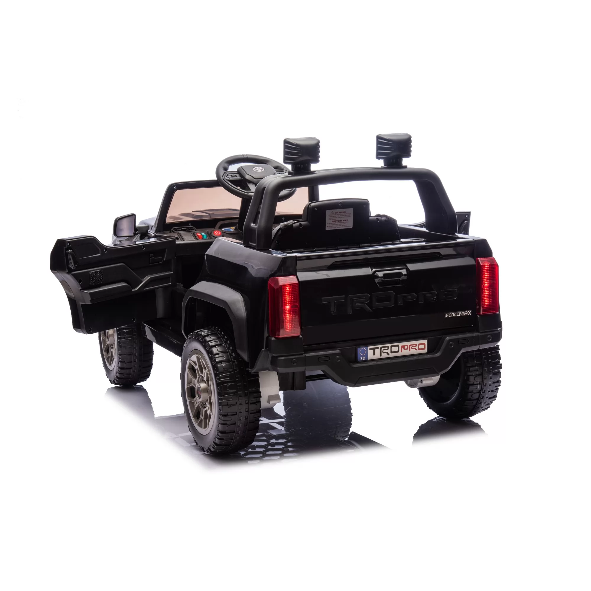 Official Toyota Tacoma TRD Pro 12V Kids Ride-On Truck | Drop-Down Tailgate, 2.4G Remote