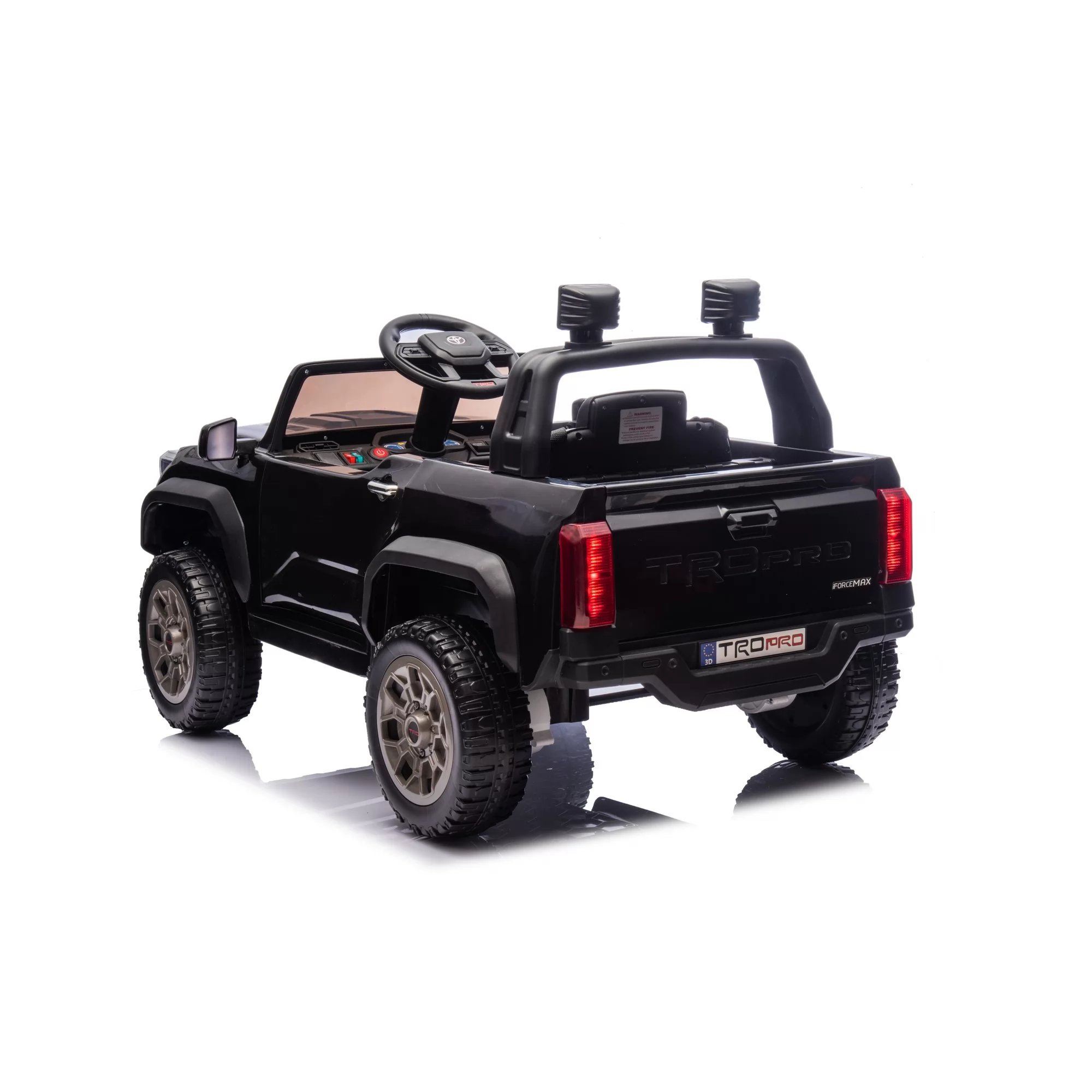 Official Toyota Tacoma TRD Pro 12V Kids Ride-On Truck | Drop-Down Tailgate, 2.4G Remote