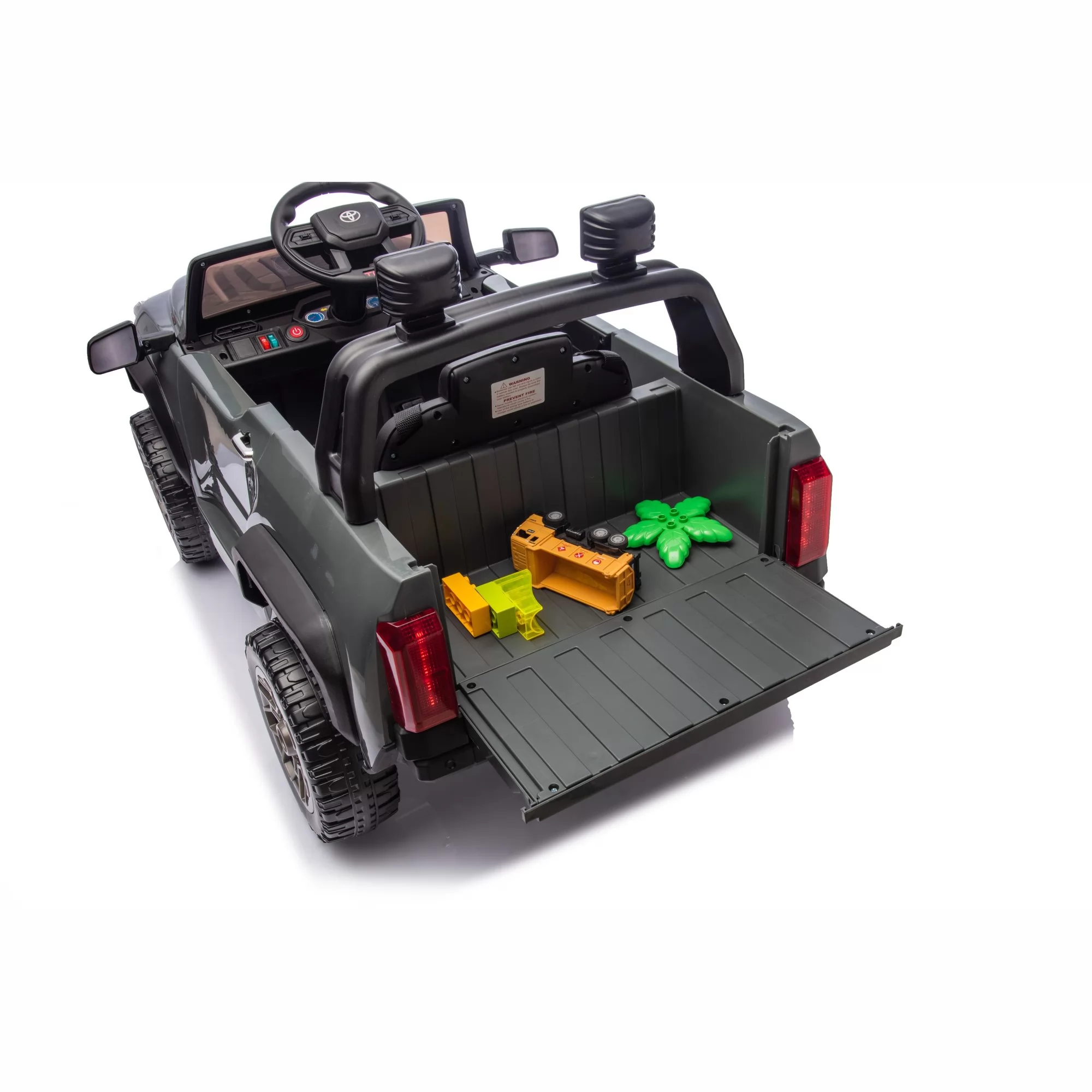 Official Toyota Tacoma TRD Pro 12V Kids Ride-On Truck | Drop-Down Tailgate, 2.4G Remote