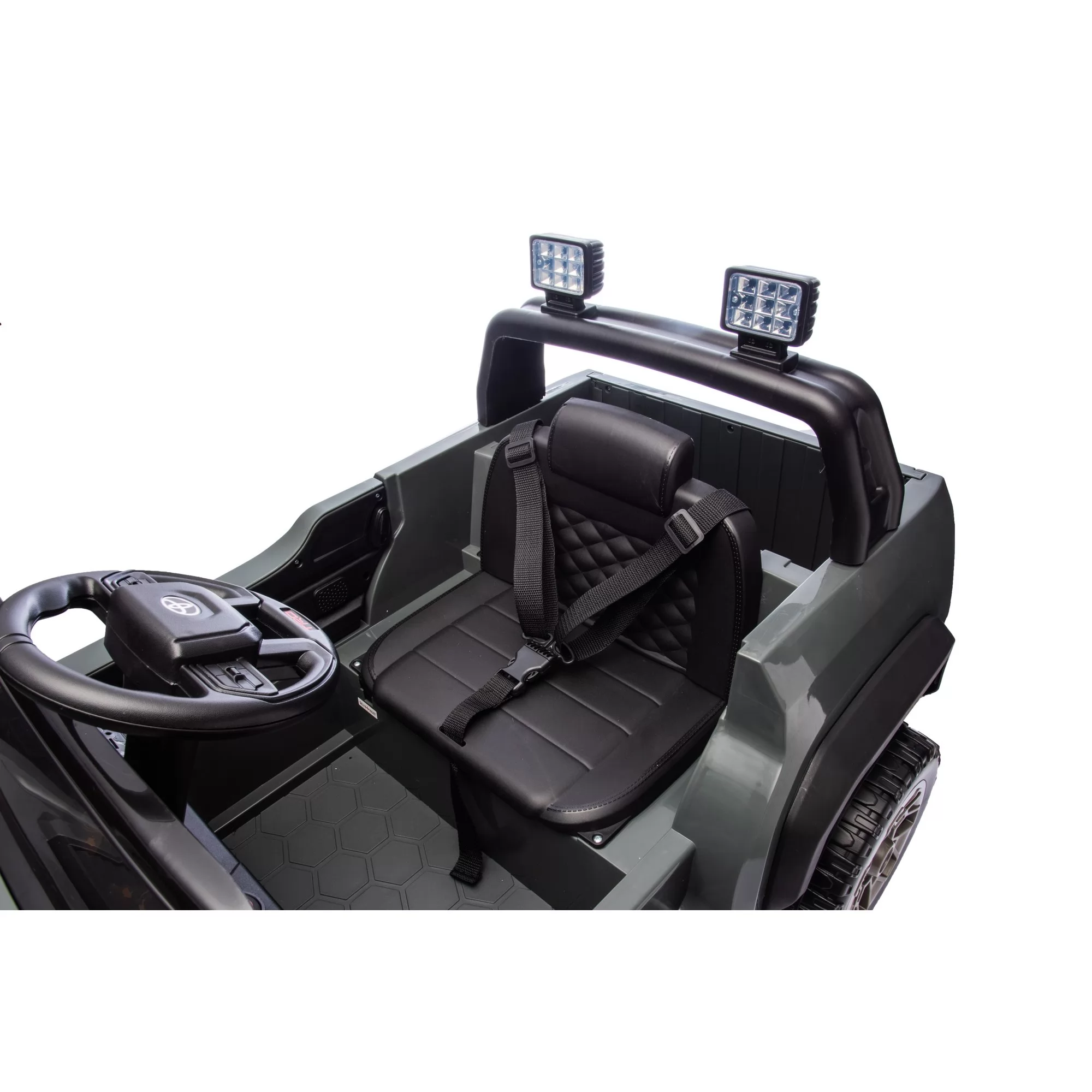 Official Toyota Tacoma TRD Pro 12V Kids Ride-On Truck | Drop-Down Tailgate, 2.4G Remote