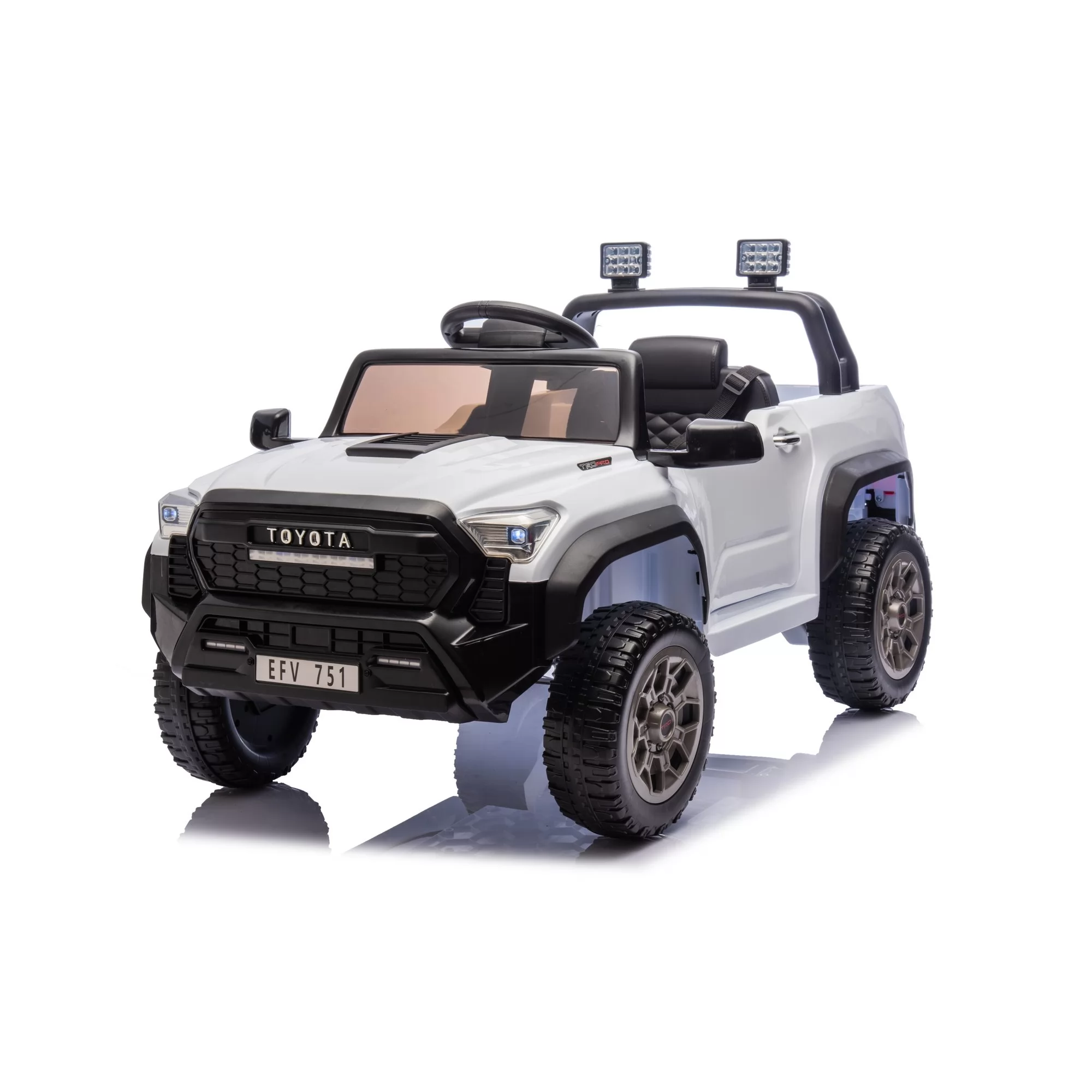 Official Toyota Tacoma TRD Pro 12V Kids Ride-On Truck | Drop-Down Tailgate, 2.4G Remote
