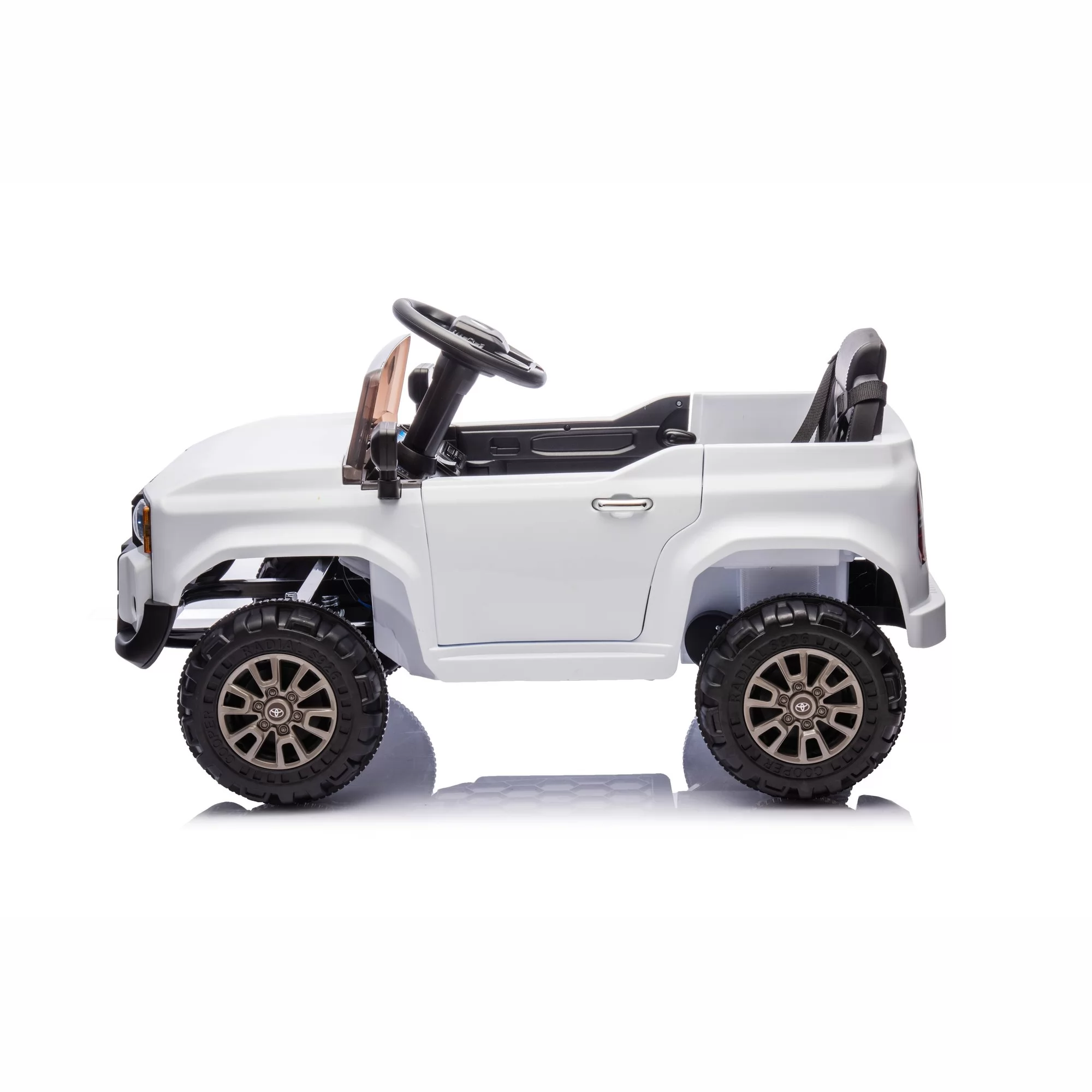 Official Toyota Land Cruiser 250 12V Ride-On SUV for Kids | 2.4G Remote, One-Button Start