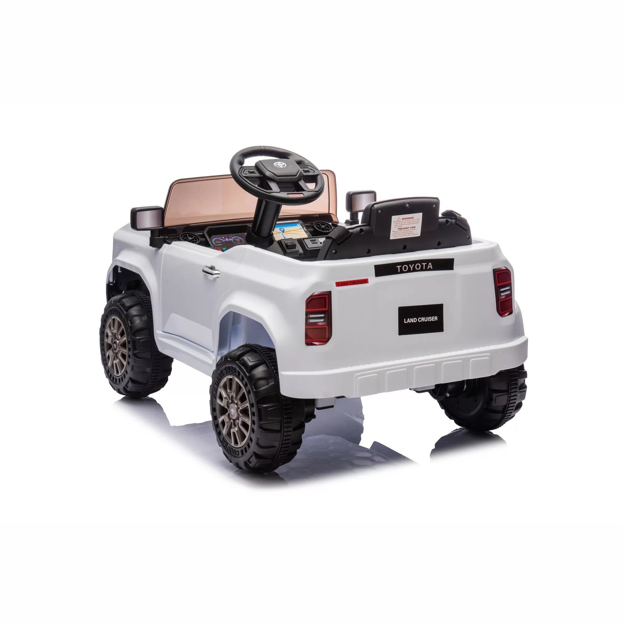 Official Toyota Land Cruiser 250 12V Ride-On SUV for Kids | 2.4G Remote, One-Button Start