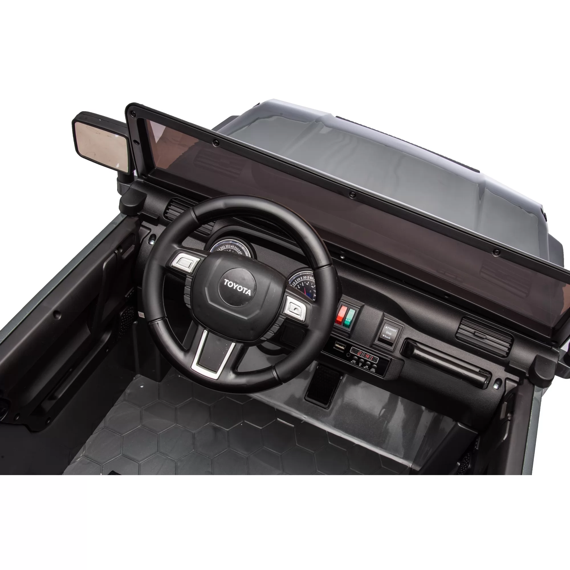 Toyota Land Cruiser 250 12V Two-Seat Ride-On SUV for Kids | 4-Wheel Suspension, 2.4G Remote