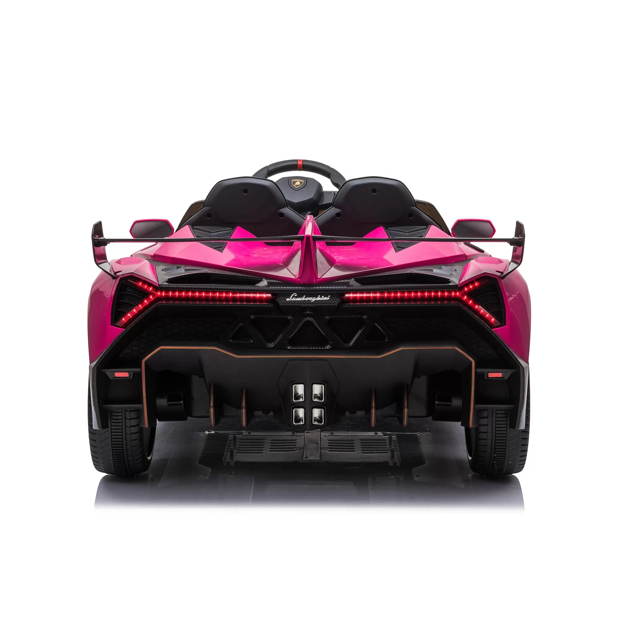 Official Licensed Lamborghini Veneno Roadster Kids Ride-On Car 12V7AH Full-Size 136cm Twin-Seat Body with Scissor Doors and 2.4G Remote