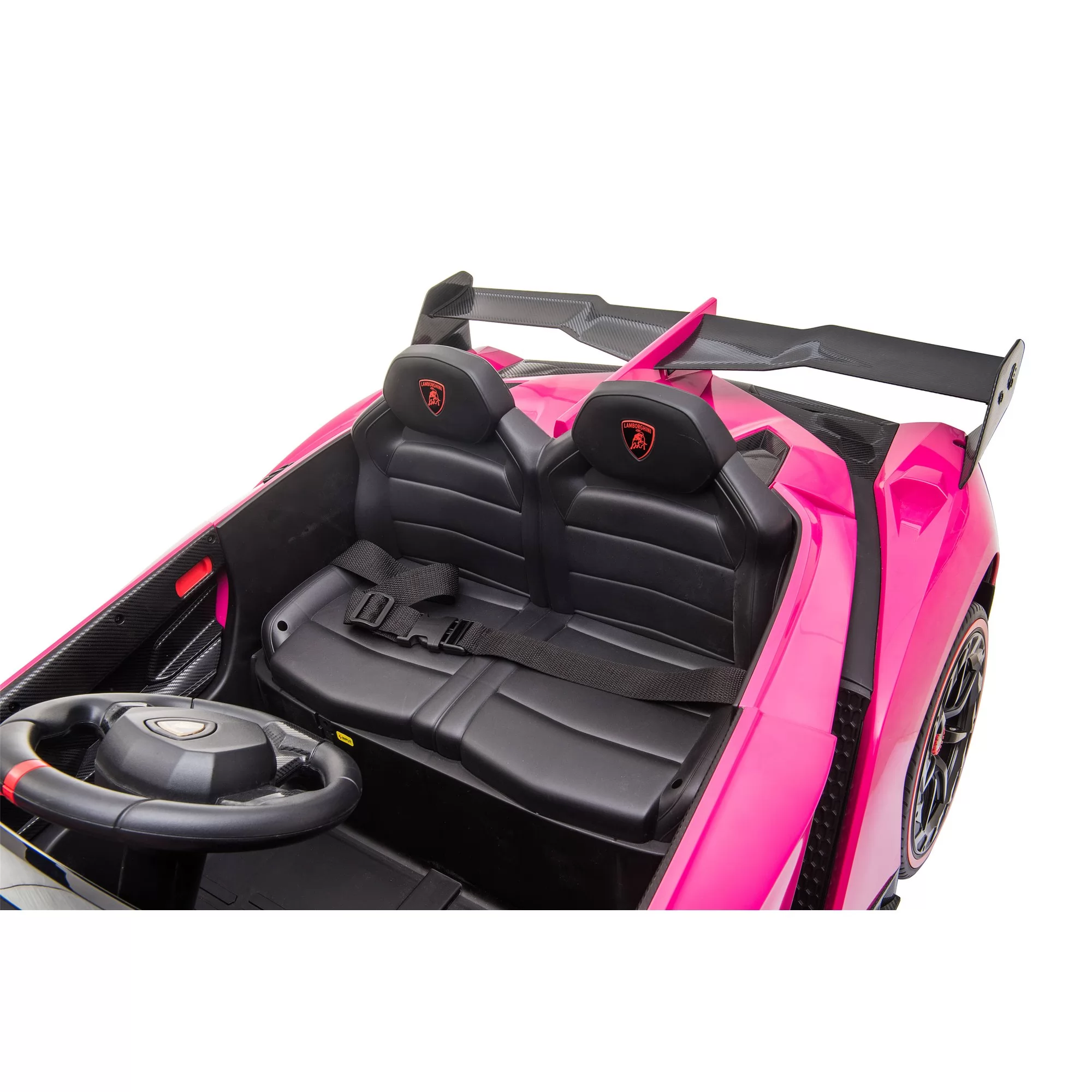 Official Licensed Lamborghini Veneno Roadster Kids Ride-On Car 12V7AH Full-Size 136cm Twin-Seat Body with Scissor Doors and 2.4G Remote