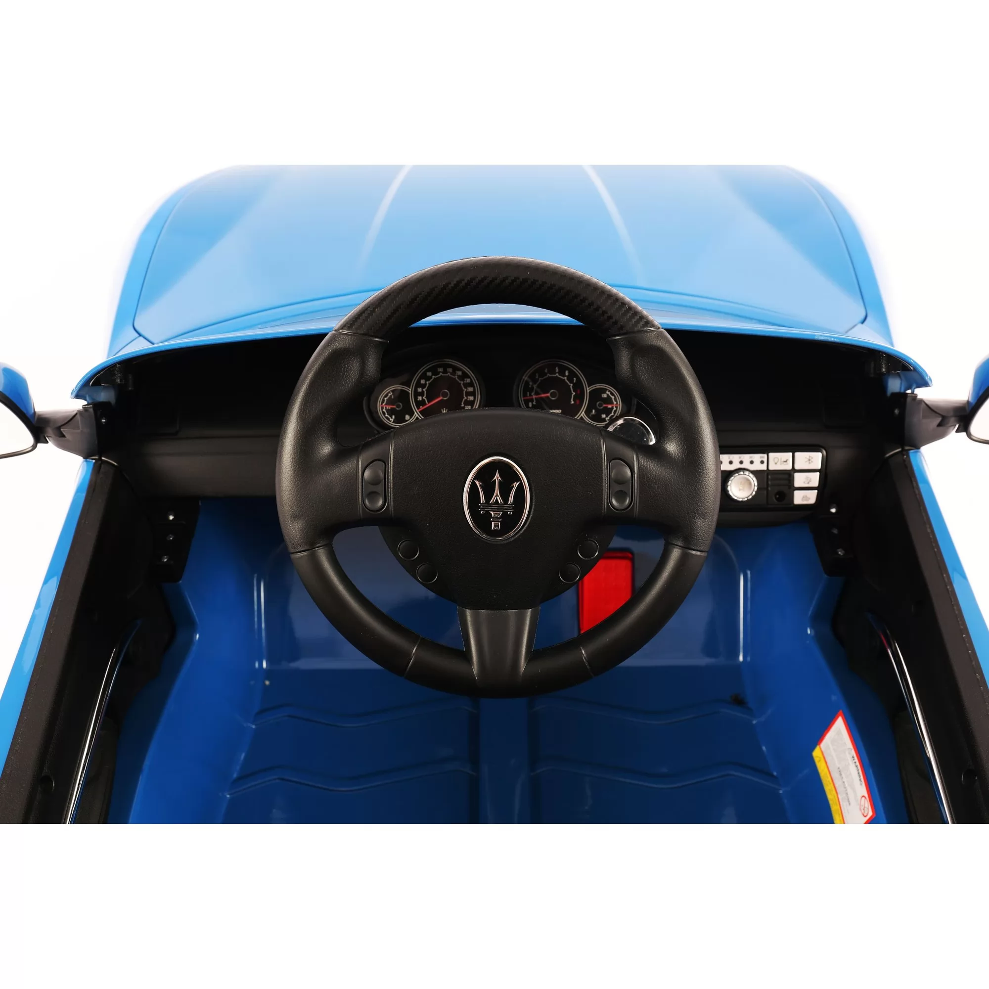 Official Licensed Maserati GL Kids Ride-On Car 12V with 2.4G Remote, Opening Doors, Pull Rod & Bluetooth