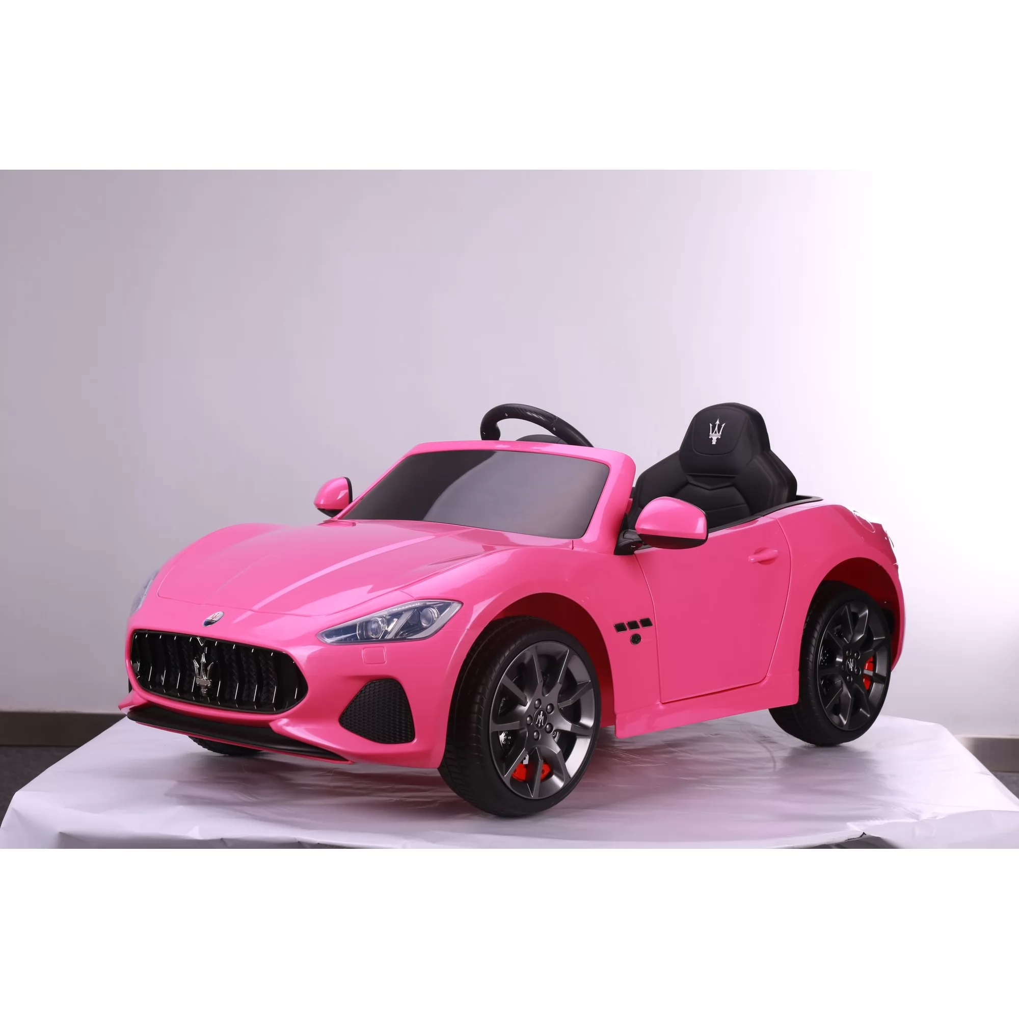 Official Licensed Maserati GL Kids Ride-On Car 12V with 2.4G Remote, Opening Doors, Pull Rod & Bluetooth