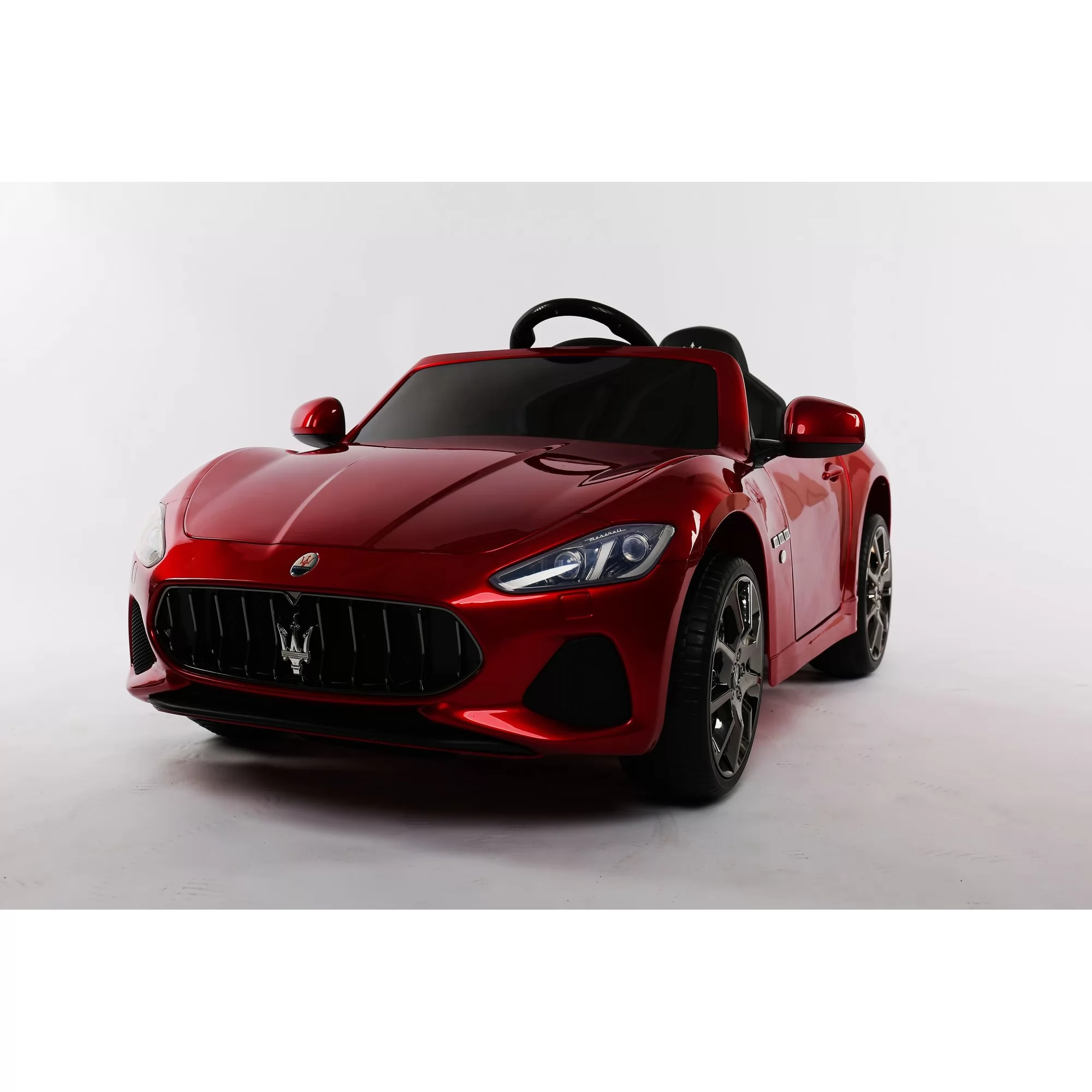 Official Licensed Maserati GL Kids Ride-On Car 12V with 2.4G Remote, Opening Doors, Pull Rod & Bluetooth
