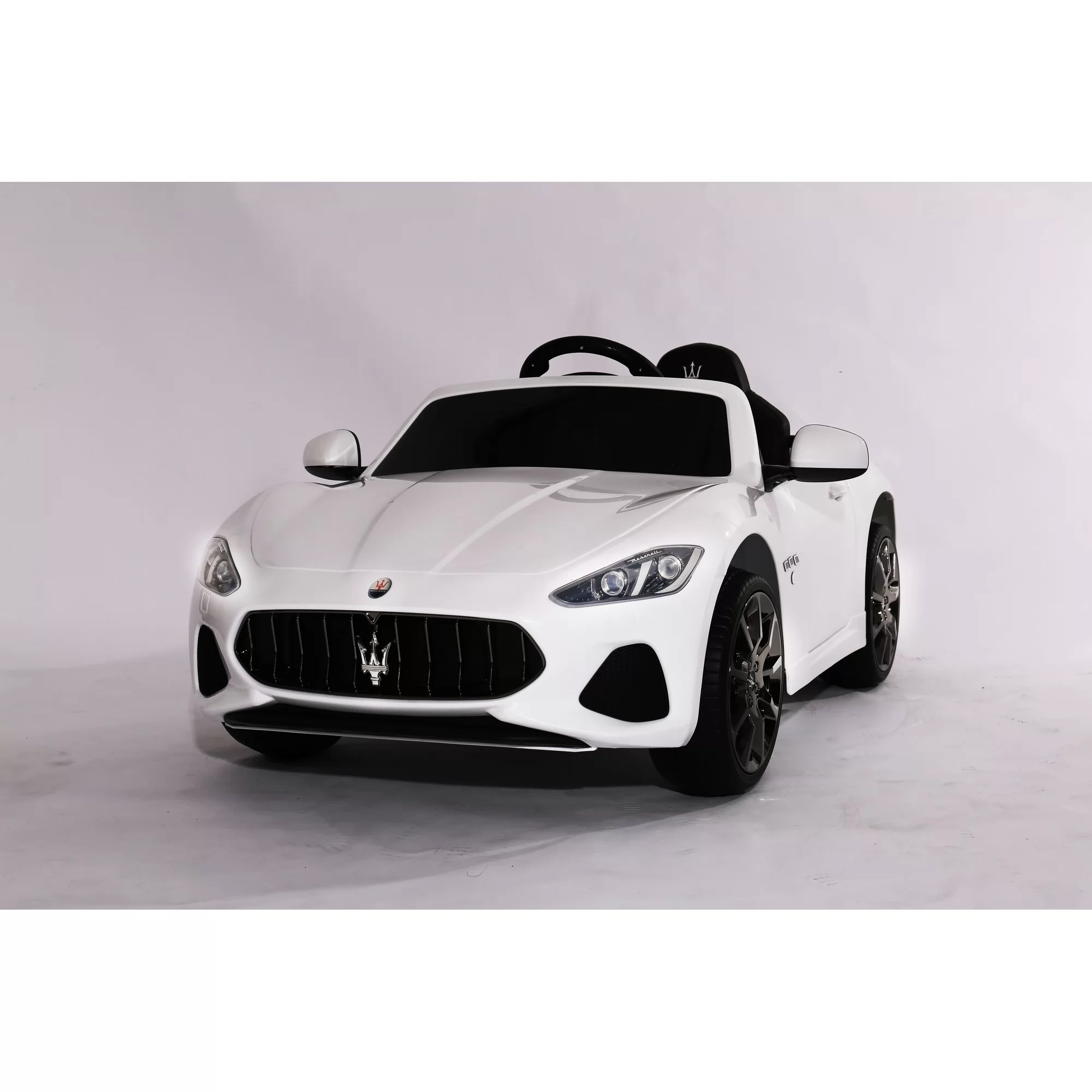 Official Licensed Maserati GL Kids Ride-On Car 12V with 2.4G Remote, Opening Doors, Pull Rod & Bluetooth