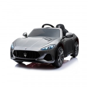 Official Licensed Maserati GL Kids Ride-On Car 12V with 2.4G Remote, Opening Doors, Pull Rod & Bluetooth