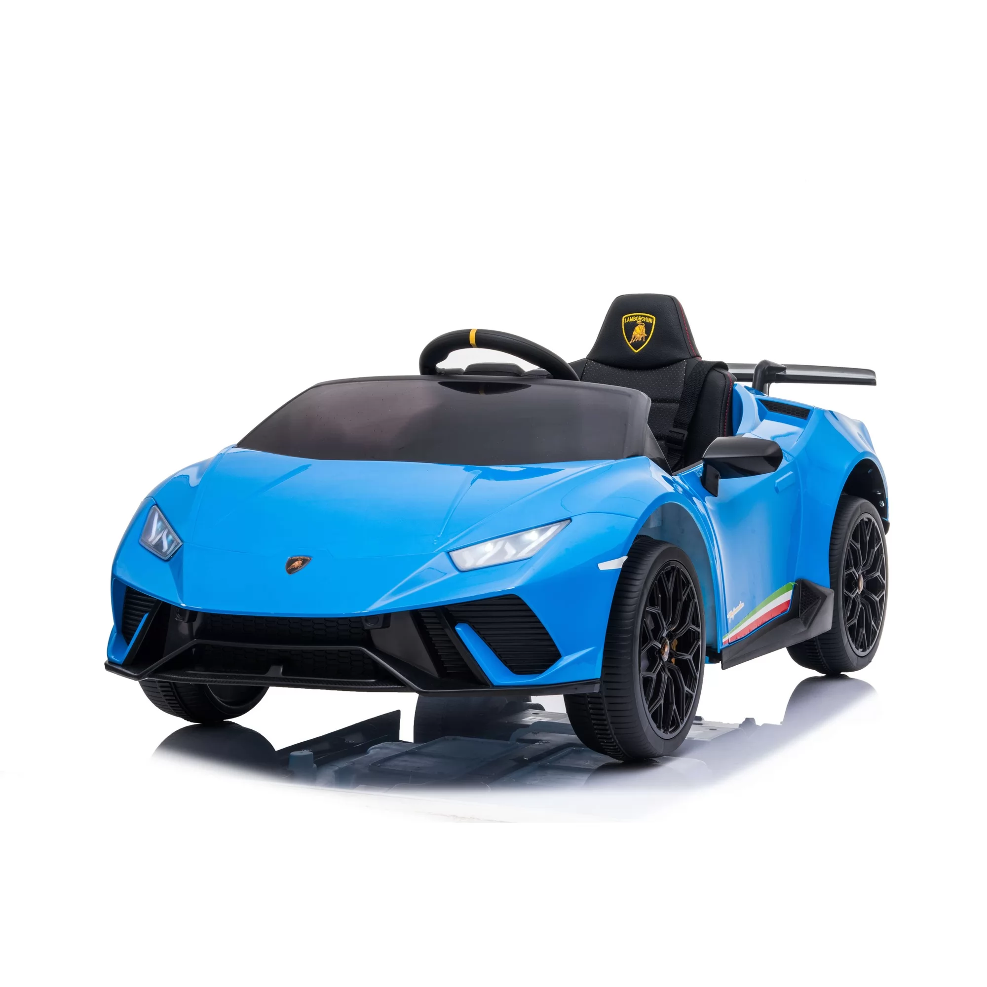 Official Licensed Lamborghini Huracan Spyder Kids Ride-On Car 12V with 2.4G Remote Control, Bluetooth & Front Light