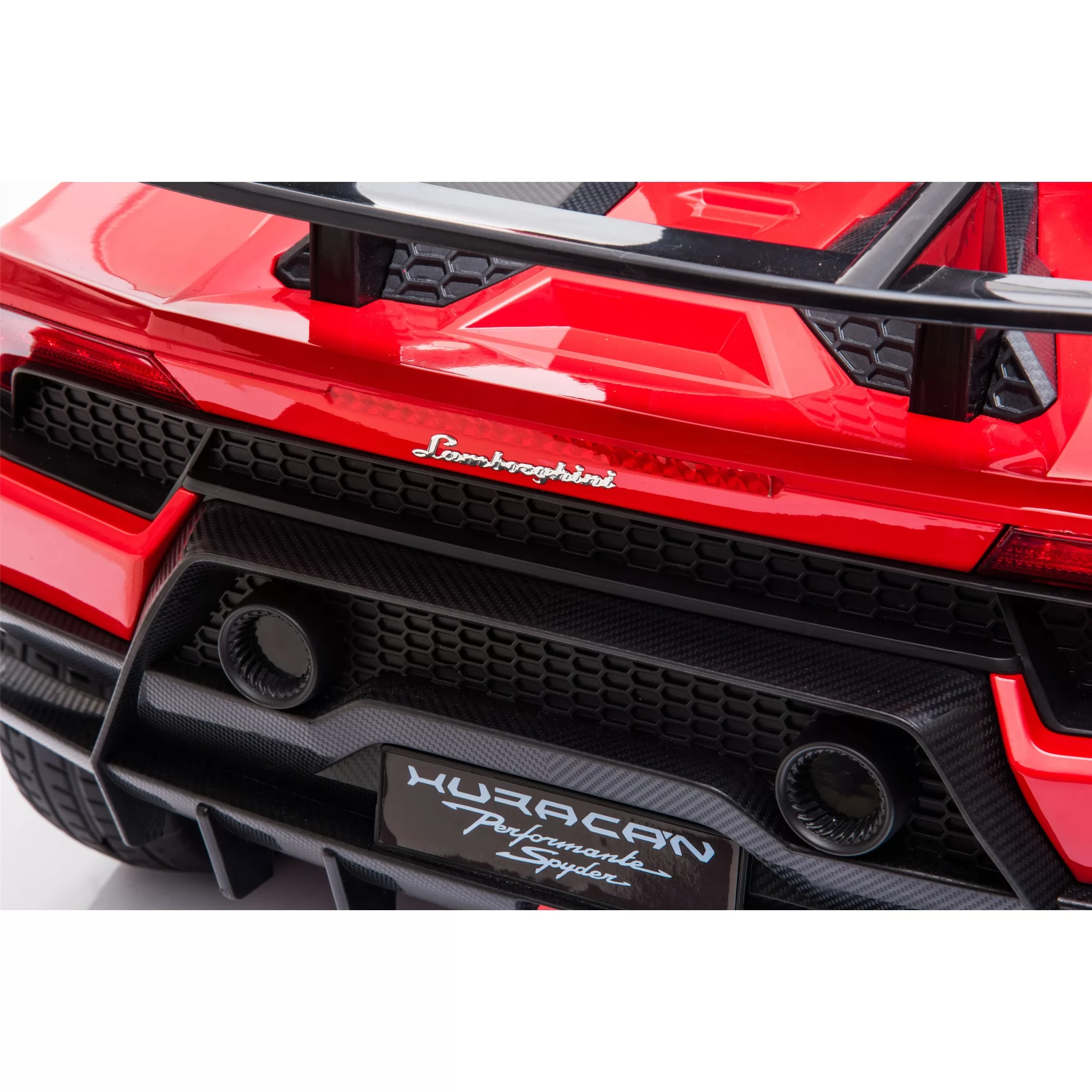 Official Licensed Lamborghini Huracan Spyder Kids Ride-On Car 12V with 2.4G Remote Control, Bluetooth & Front Light