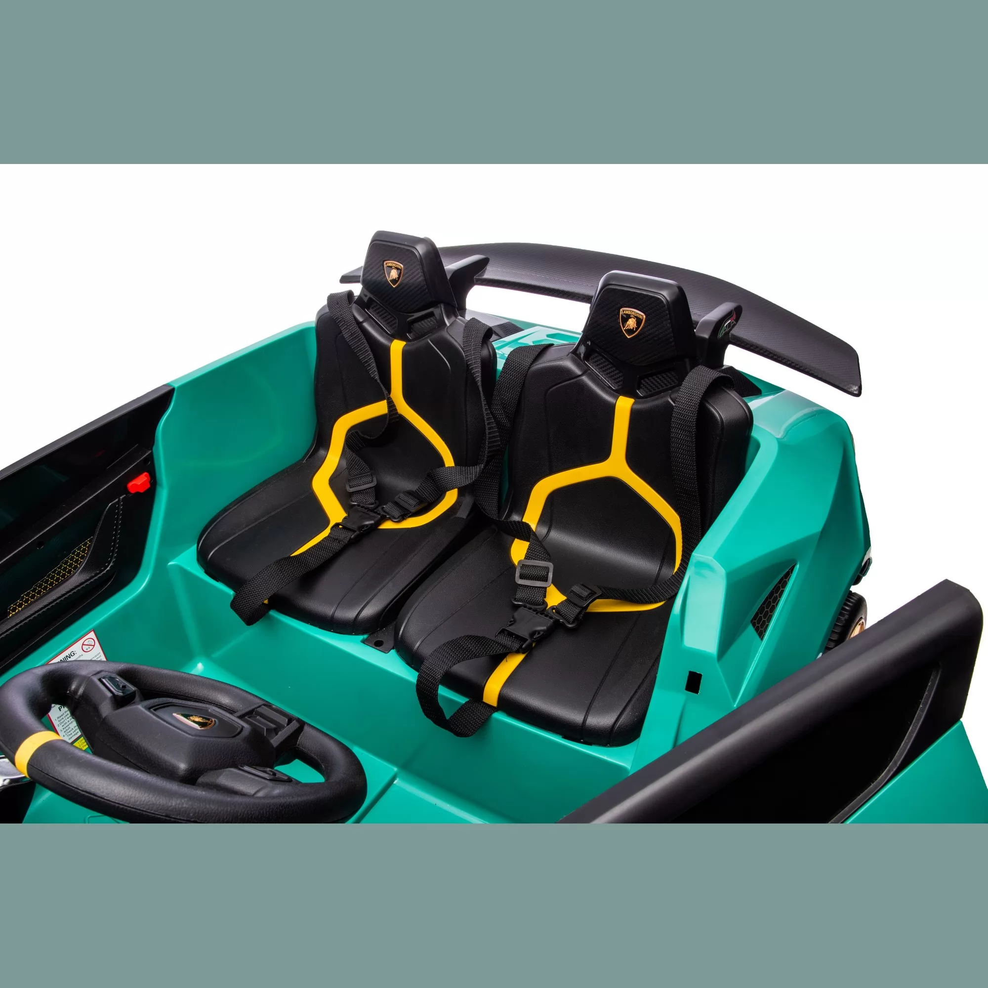 Official Licensed Lamborghini Huracan Kids Ride-On Car 12V/24V with 2.4G Remote Control, Real Two Seats & ALA Aero Styling