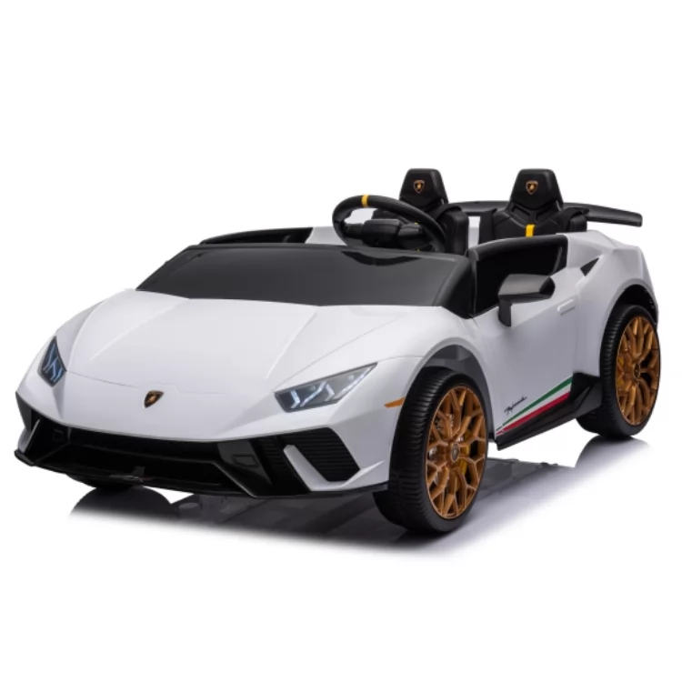 Official Licensed Lamborghini Huracan Kids Ride-On Car 12V/24V with 2.4G Remote Control, Real Two Seats & ALA Aero Styling