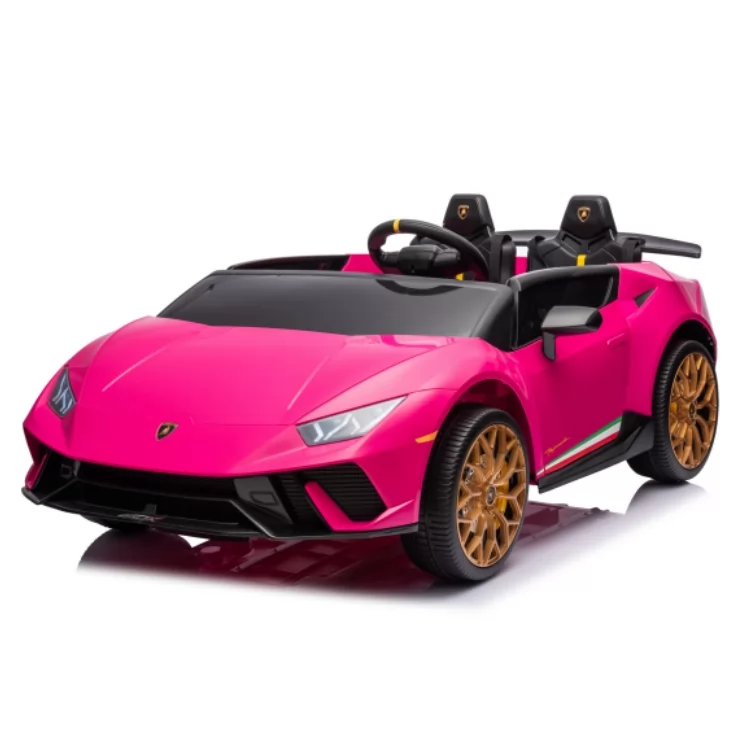 Official Licensed Lamborghini Huracan Kids Ride-On Car 12V/24V with 2.4G Remote Control, Real Two Seats & ALA Aero Styling