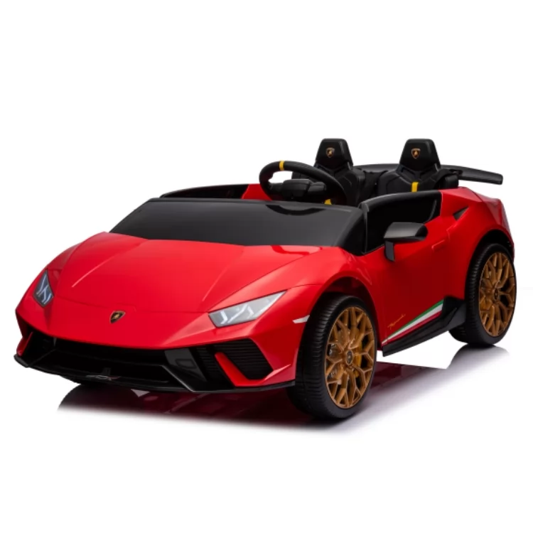 Official Licensed Lamborghini Huracan Kids Ride-On Car 12V/24V with 2.4G Remote Control, Real Two Seats & ALA Aero Styling