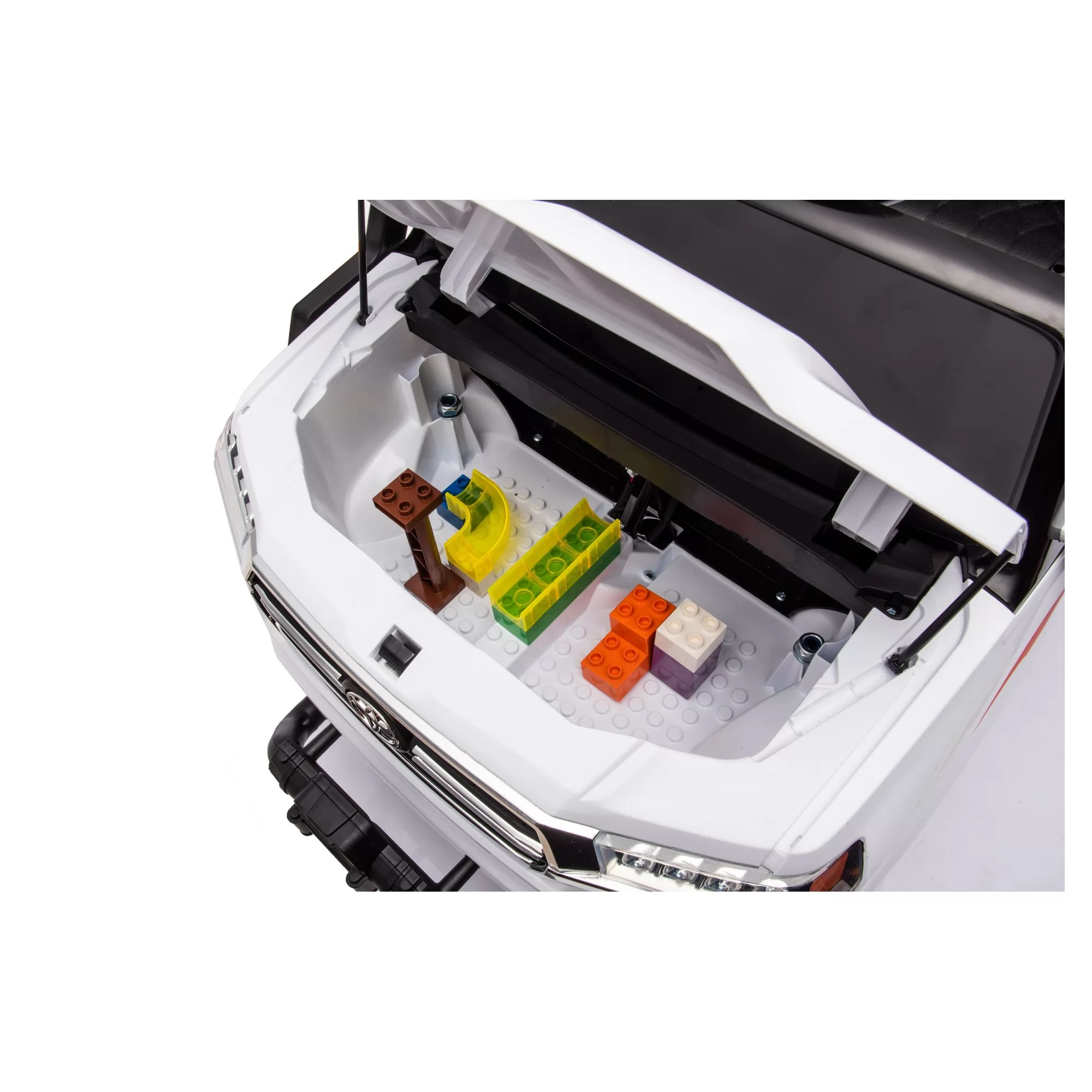 Toyota Land Cruiser 6V Open-Top Ride-On Car for Kids | Front Winch, Bluetooth, 2.4G Remote
