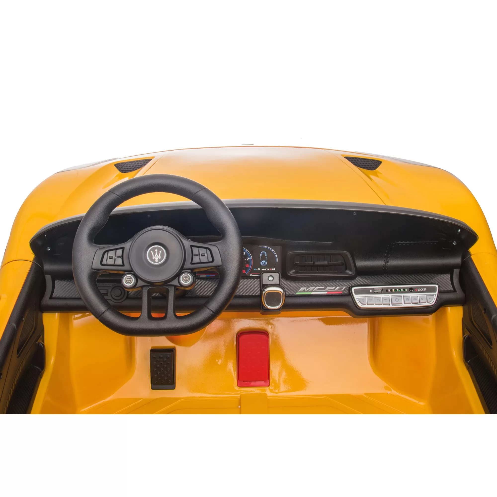 Official Licensed Maserati MC20 Kids Ride-On Car 12V with Scissor Doors, 2.4G Remote & Trunk Storage
