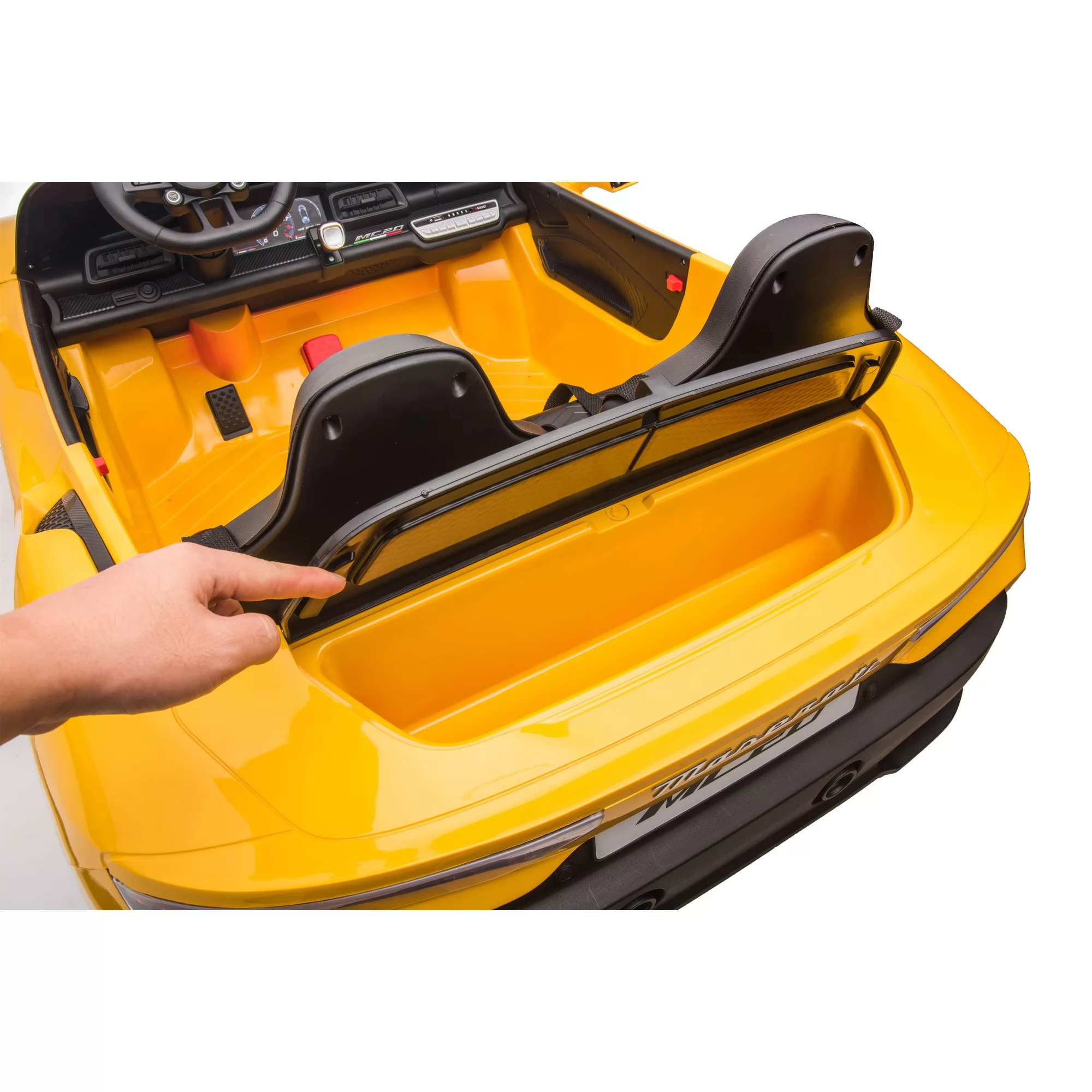 Official Licensed Maserati MC20 Kids Ride-On Car 12V with Scissor Doors, 2.4G Remote & Trunk Storage