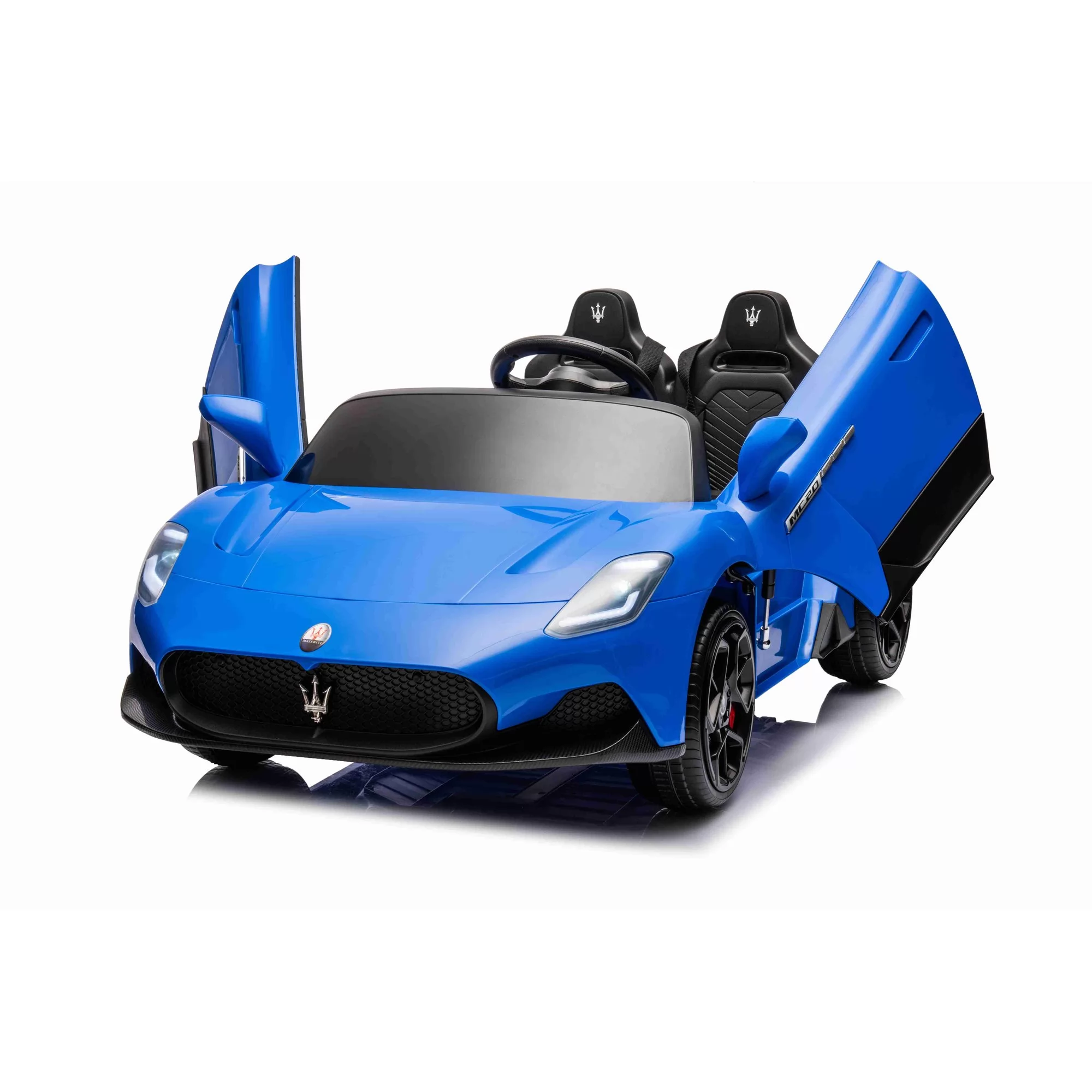 Official Licensed Maserati MC20 Kids Ride-On Car 12V-24V with Scissor Doors & True Two-Seater