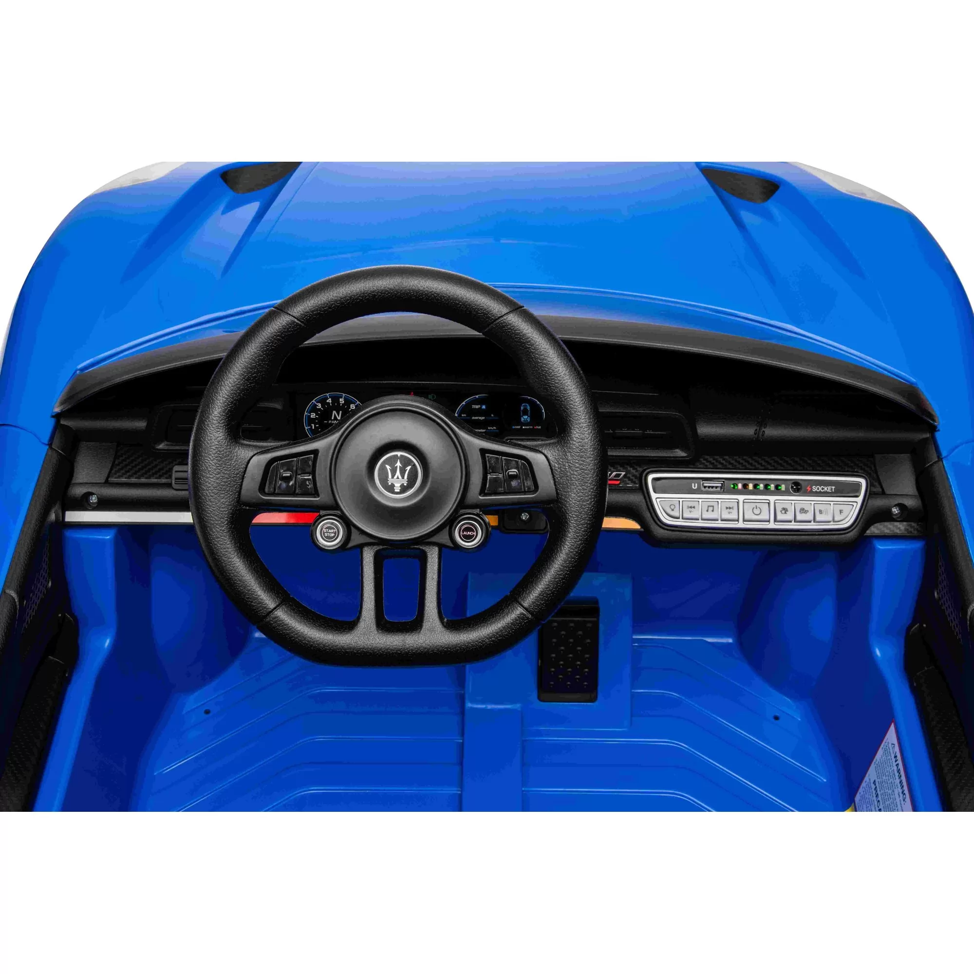 Official Licensed Maserati MC20 Kids Ride-On Car 12V-24V with Scissor Doors & True Two-Seater