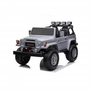 Toyota FJ-40 12V Ride-On Car for Kids | Two Seats, Front Winch, 2.4G Remote