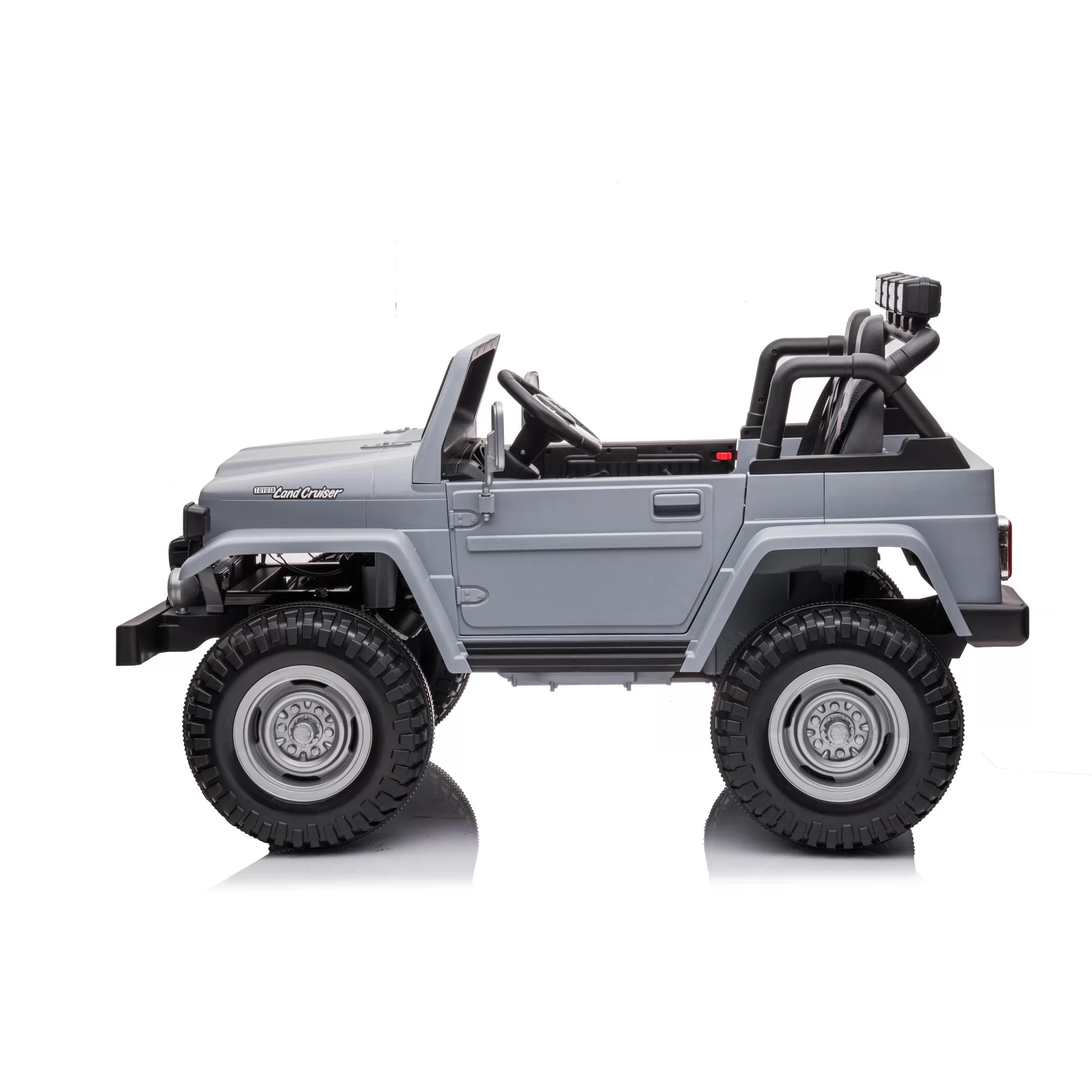 Toyota FJ-40 12V Ride-On Car for Kids | Two Seats, Front Winch, 2.4G Remote
