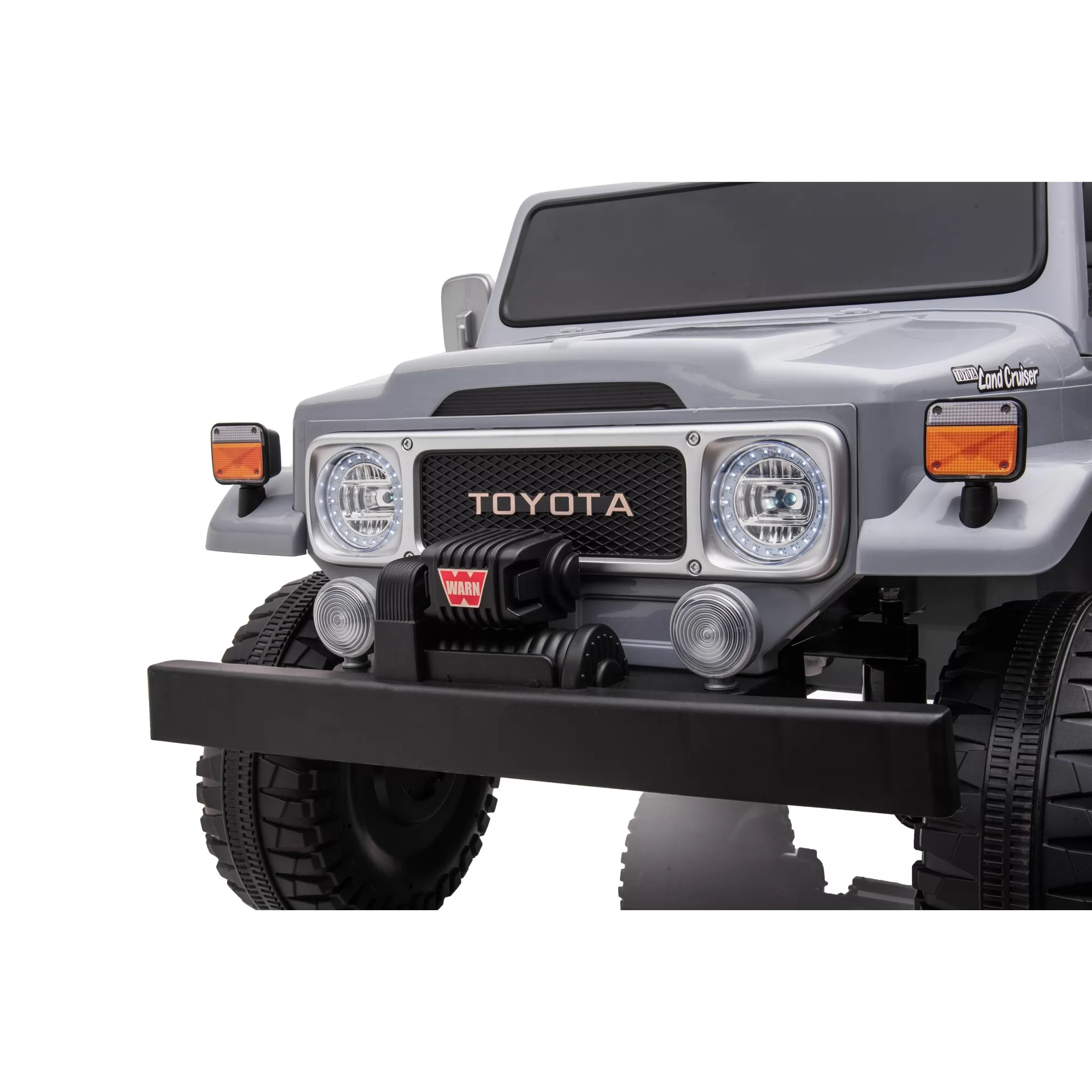 Toyota FJ-40 12V Ride-On Car for Kids | Two Seats, Front Winch, 2.4G Remote