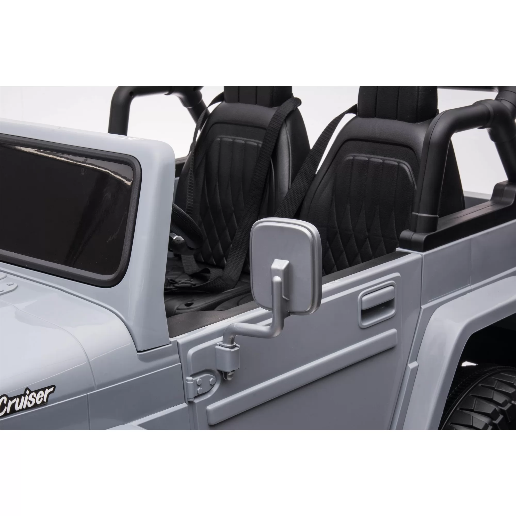 Toyota FJ-40 12V Ride-On Car for Kids | Two Seats, Front Winch, 2.4G Remote