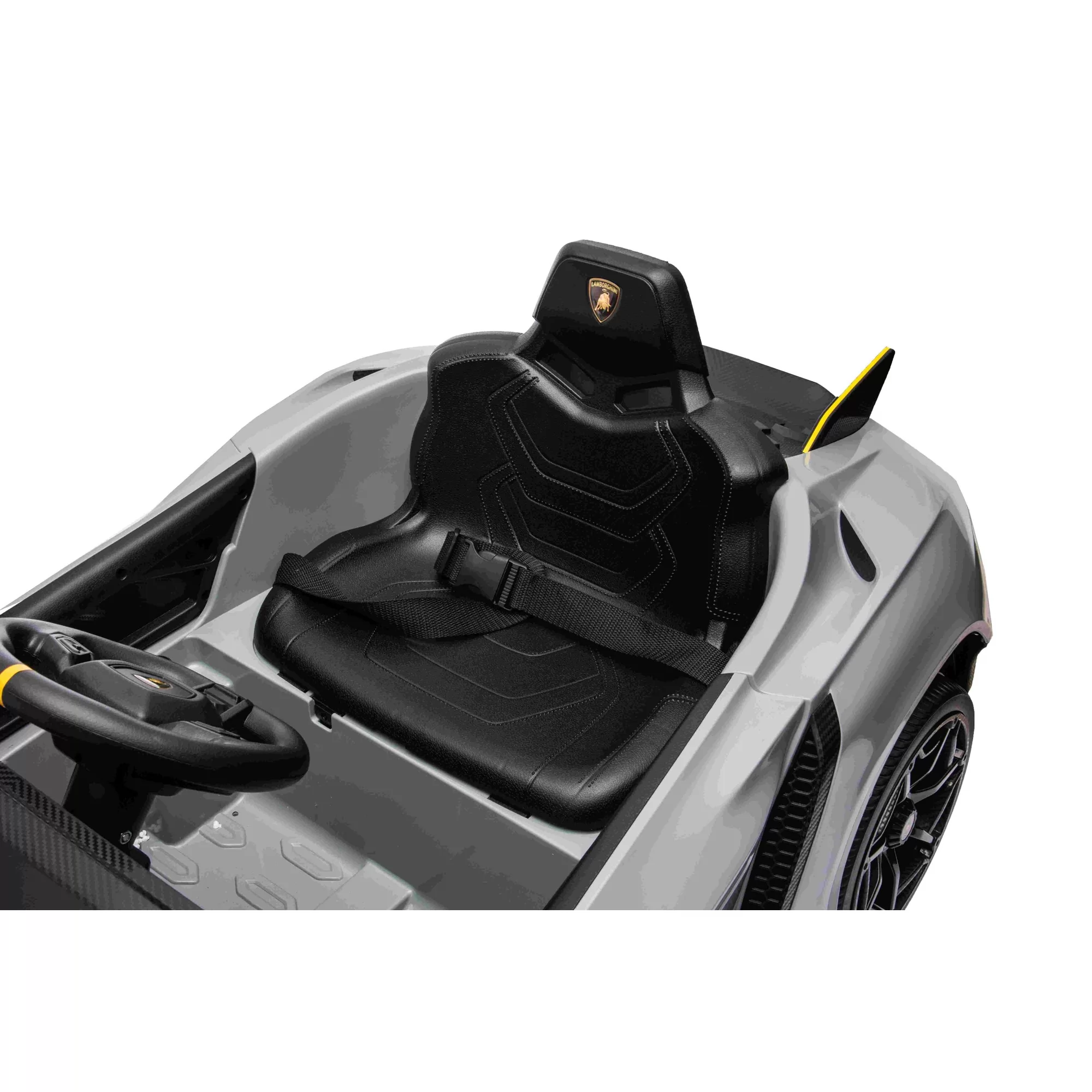 Official Licensed Lamborghini Roadster Kids Ride-On Car 12V with 2.4G Remote, Mobile APP, Bluetooth and Scissor Doors