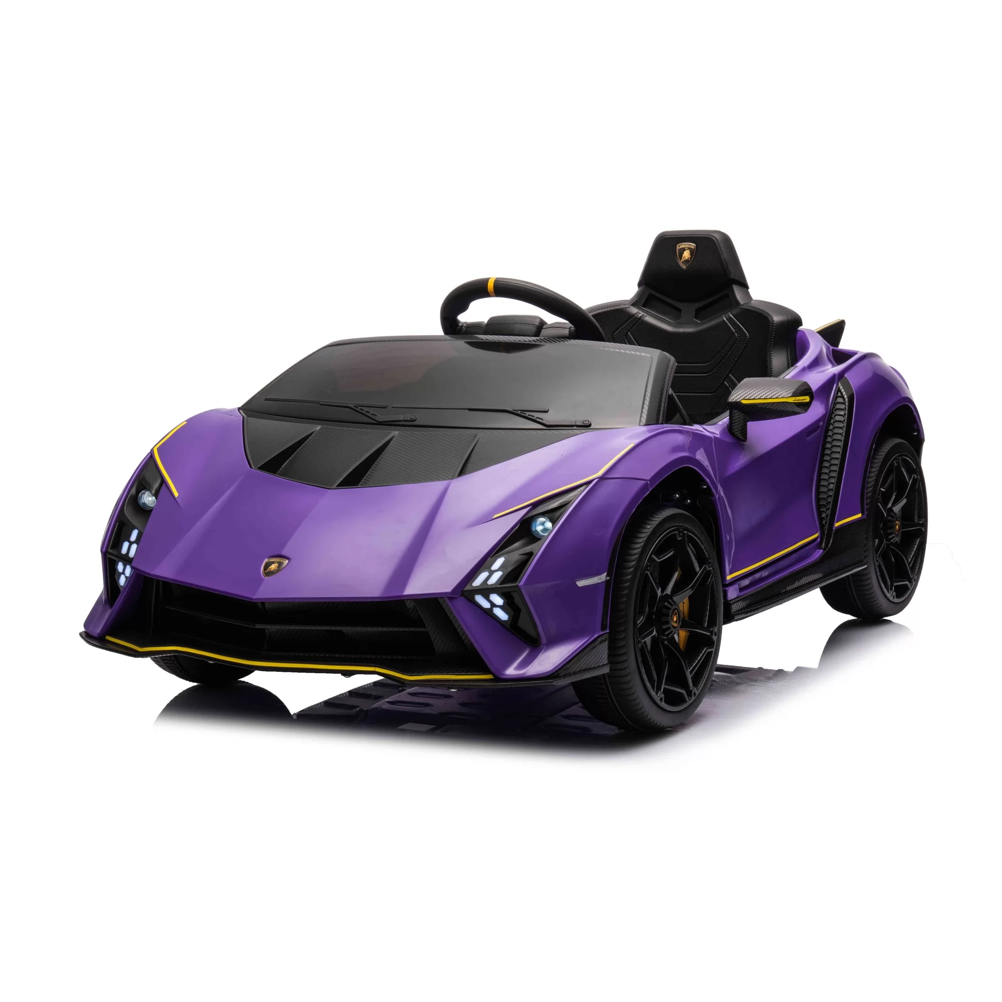 Official Licensed Lamborghini Roadster Kids Ride-On Car 12V with 2.4G Remote, Mobile APP, Bluetooth and Scissor Doors