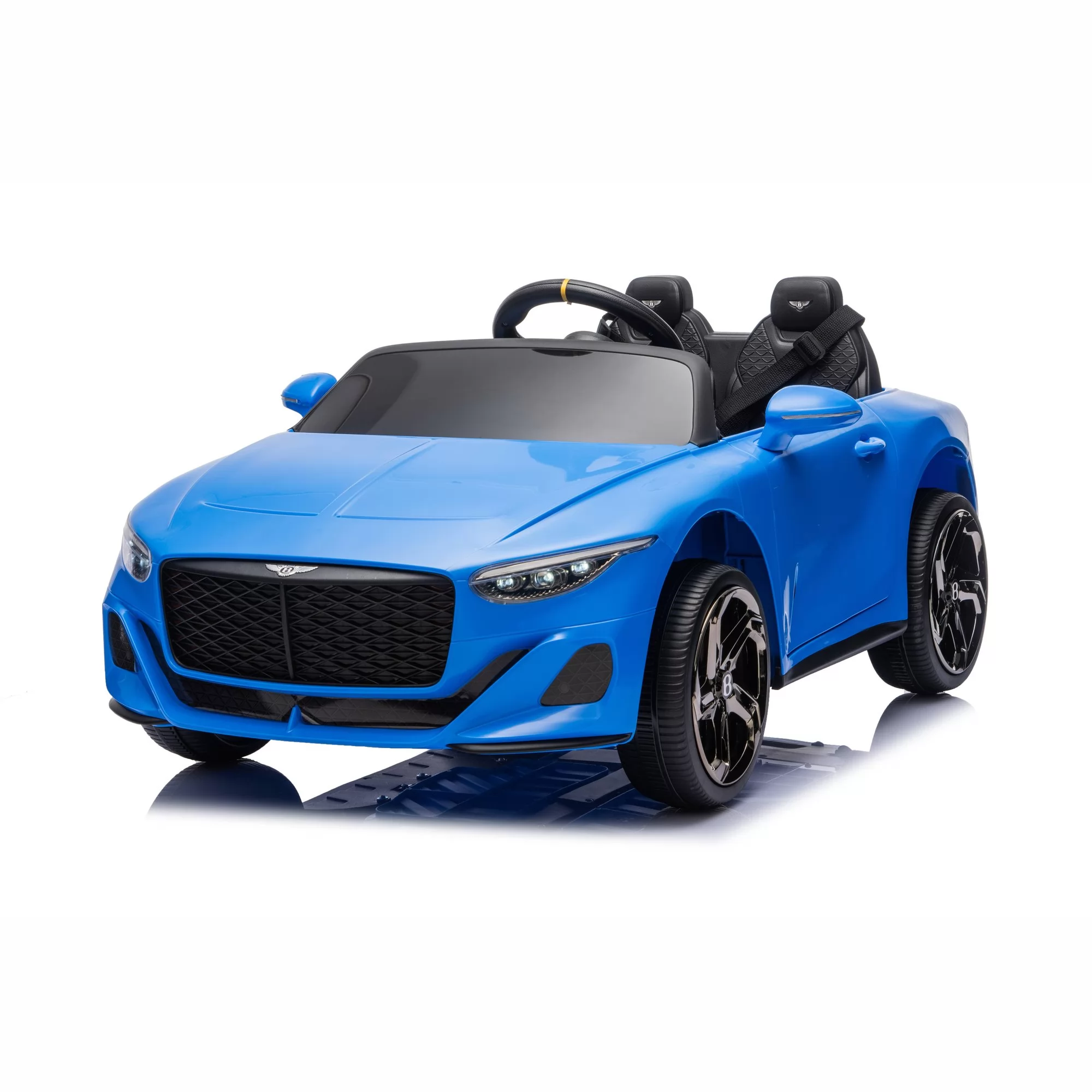 Official Licensed Bentley Continental GT Convertible 2-Seater Kids Ride-On Car with 2.4G Remote, Bluetooth Music & 6V/12V Upgrade