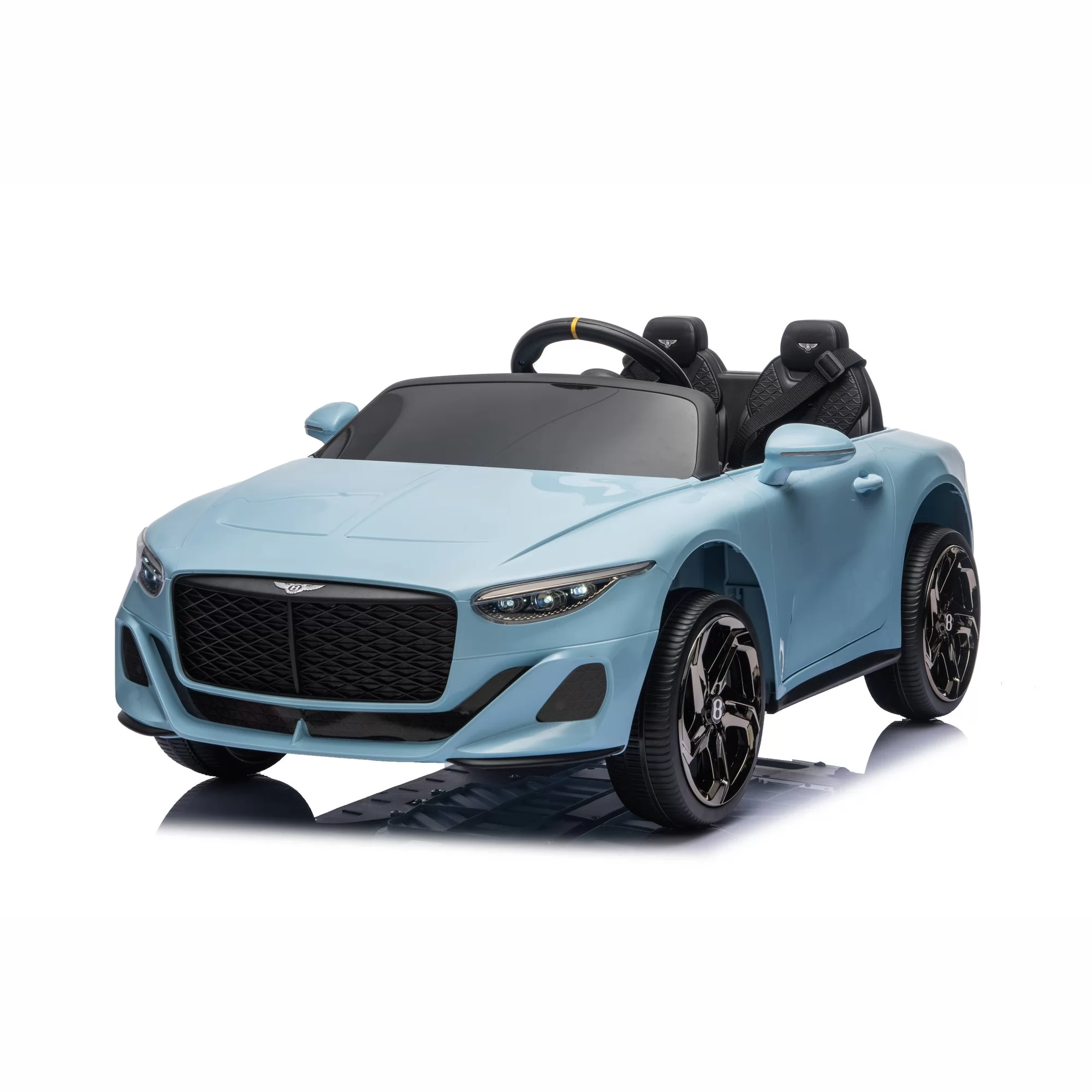 Official Licensed Bentley Continental GT Convertible 2-Seater Kids Ride-On Car with 2.4G Remote, Bluetooth Music & 6V/12V Upgrade