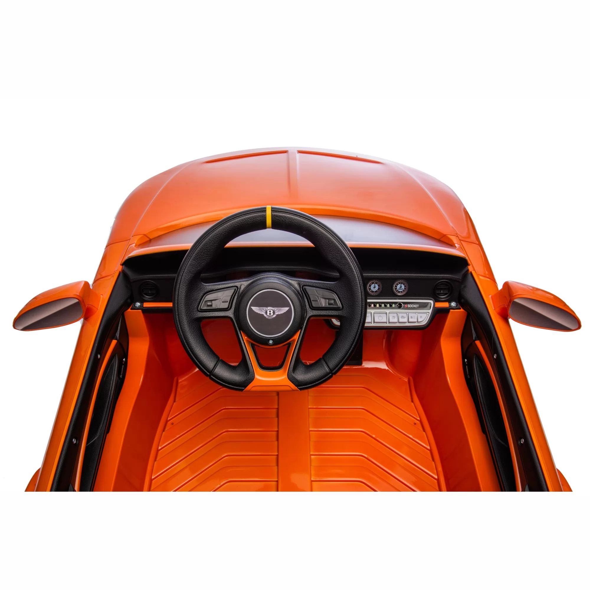 Official Licensed Bentley Continental GT Convertible 2-Seater Kids Ride-On Car with 2.4G Remote, Bluetooth Music & 6V/12V Upgrade