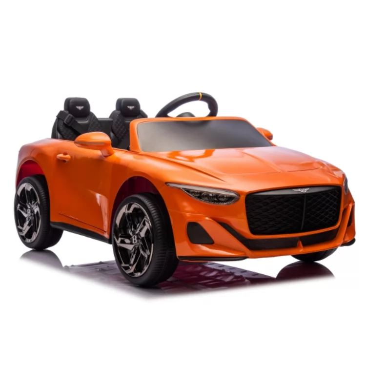 Official Licensed Bentley Continental GT Convertible 2-Seater Kids Ride-On Car with 2.4G Remote, Bluetooth Music & 6V/12V Upgrade