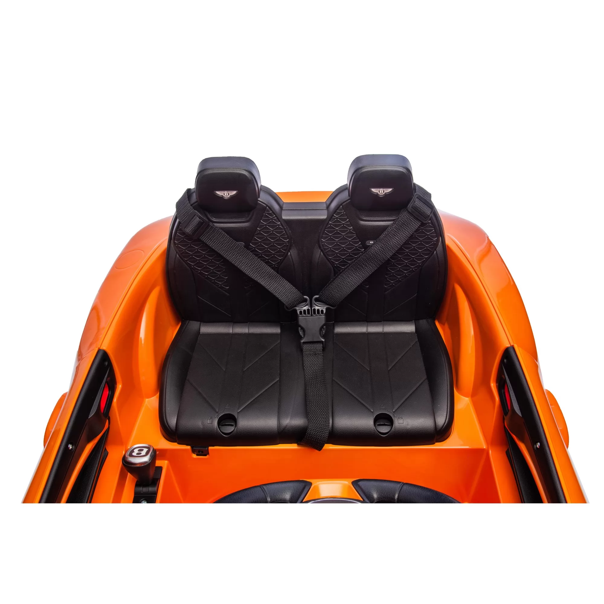 Official Licensed Bentley Continental GT Convertible 2-Seater Kids Ride-On Car with 2.4G Remote, Bluetooth Music & 6V/12V Upgrade