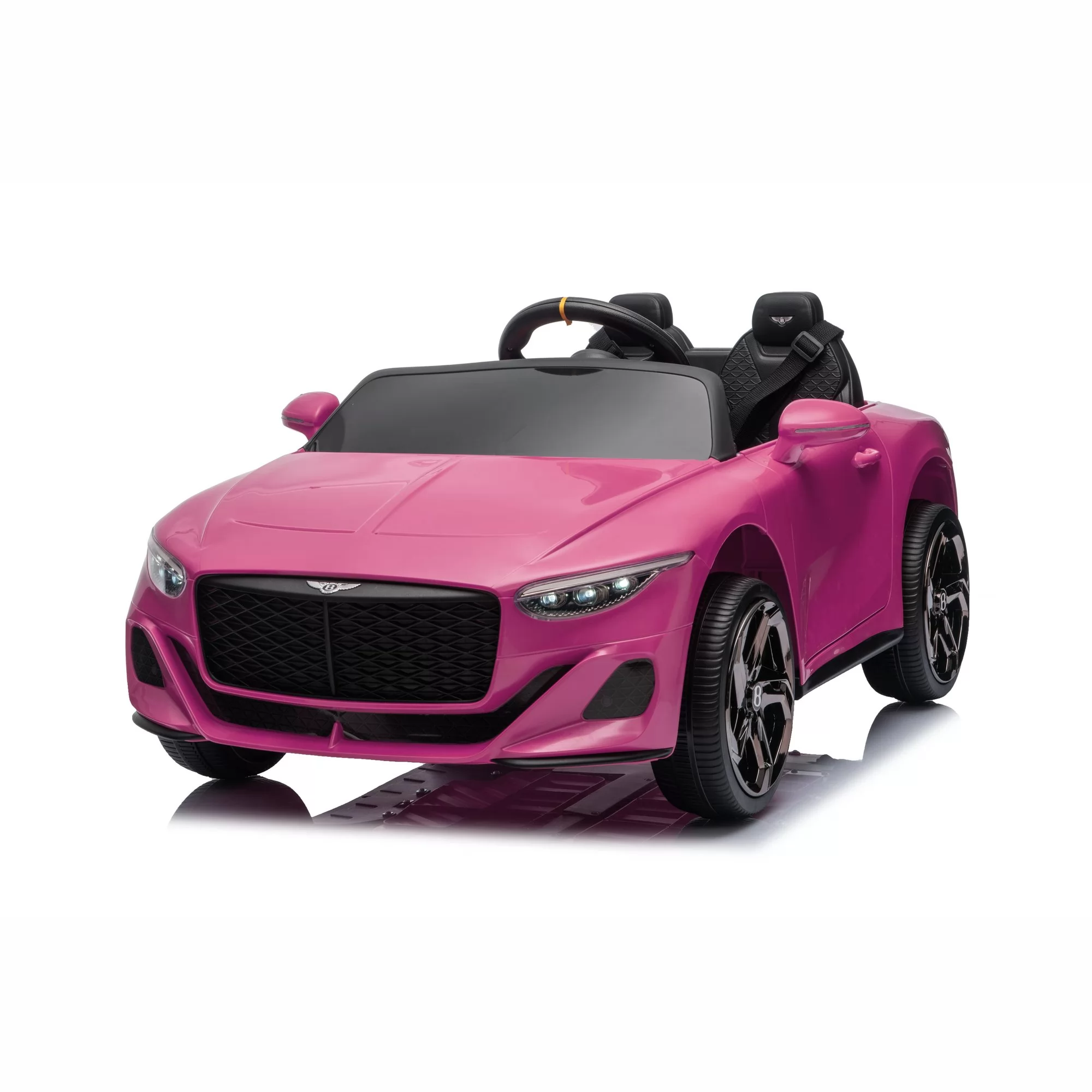 Official Licensed Bentley Continental GT Convertible 2-Seater Kids Ride-On Car with 2.4G Remote, Bluetooth Music & 6V/12V Upgrade